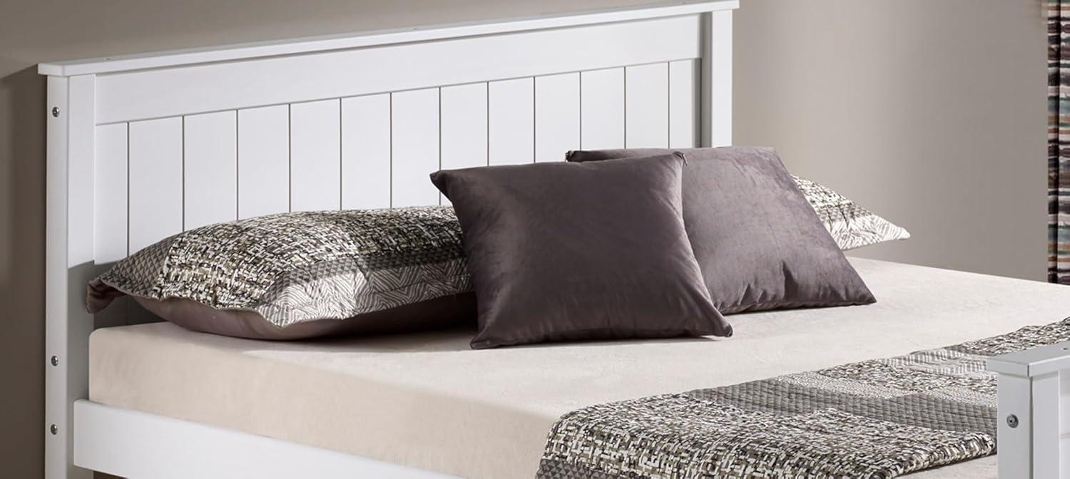 Full Harmony Kids' Bed White - Bolton Furniture: Alaterre Furniture, Platform Frame, Brazilian Pine, Kids Bedroom