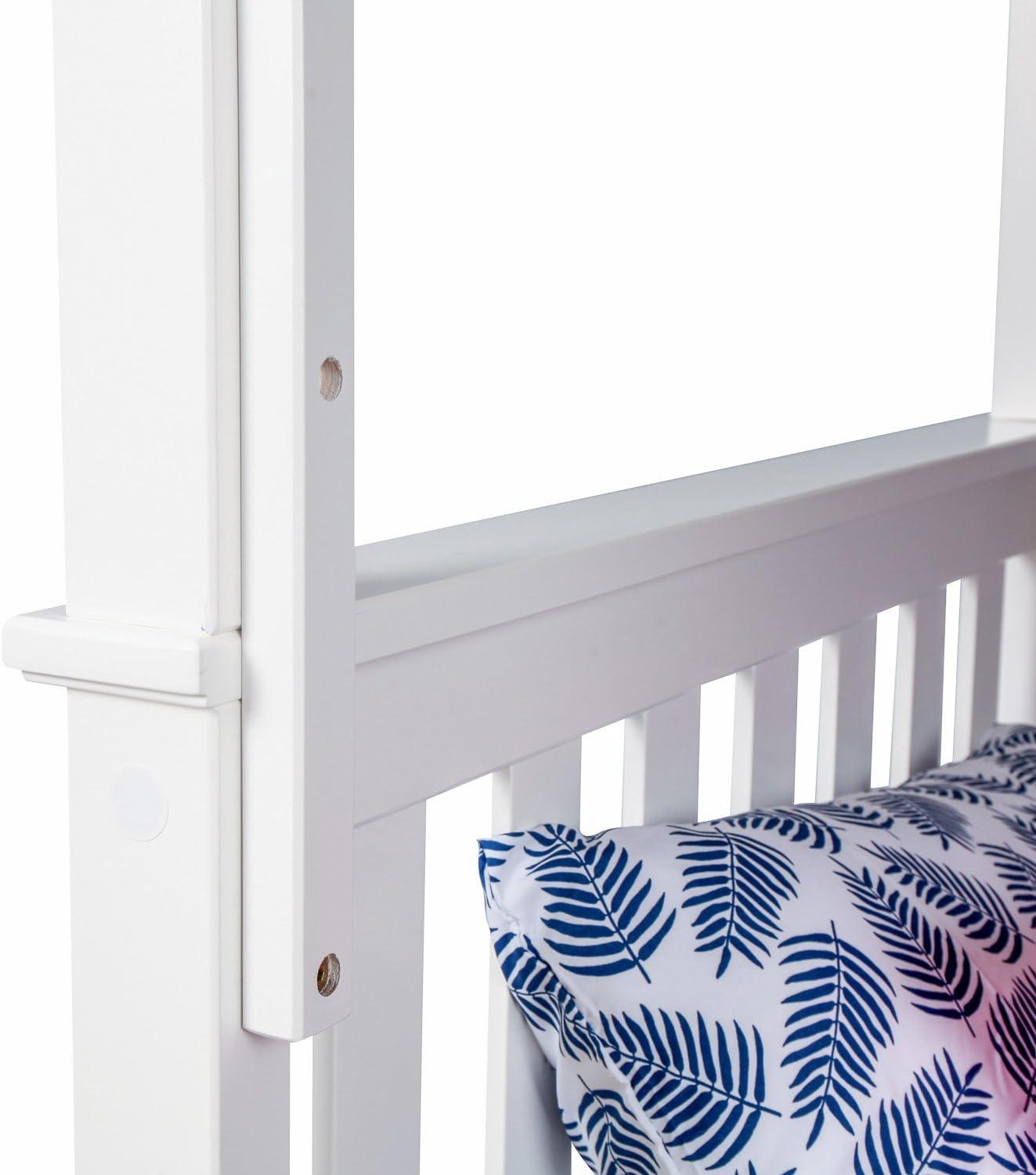 Max & Lily Twin over Twin Bunk Bed with Trundle