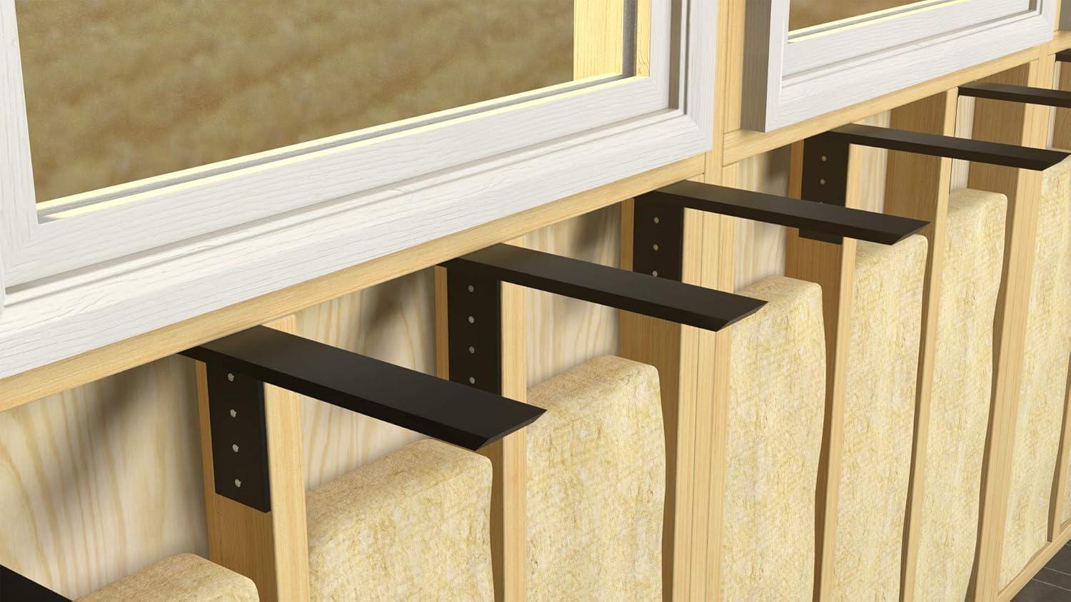 The Original Granite Bracket The Original™ Side Wall Hidden Countertop Support Standard Bracket - (Right, Steel)