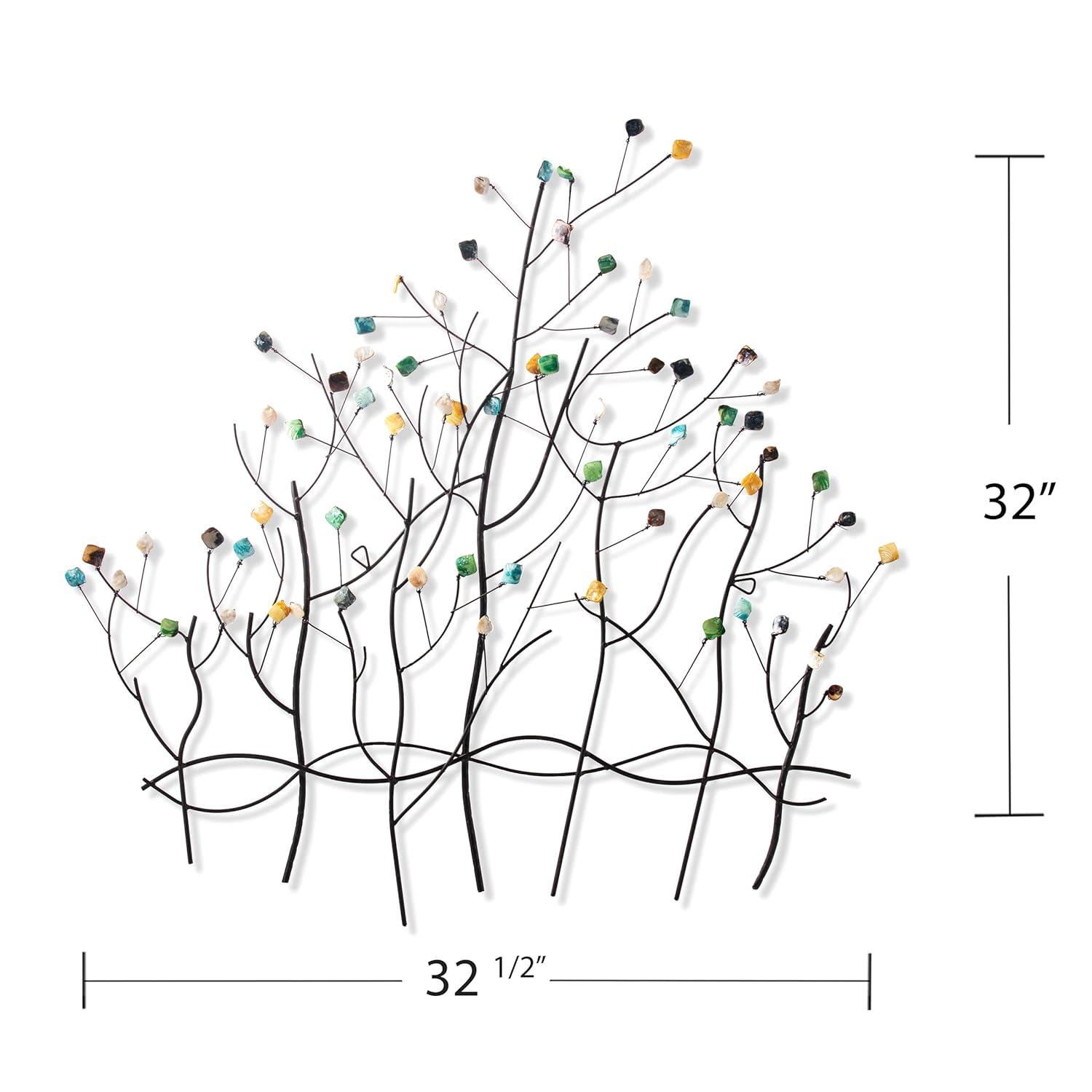 SEI Furniture Gemlyn Metal Wall Sculpture 32.5 x 32