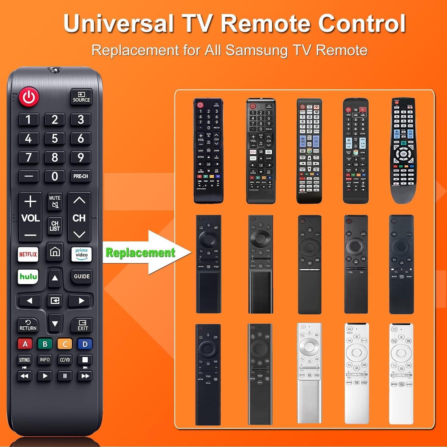 (Pack of 2)ZOUYUE Universal Remote for All Samsung TV,Compatible for All Samsung Smart TV LED LCD HD TV