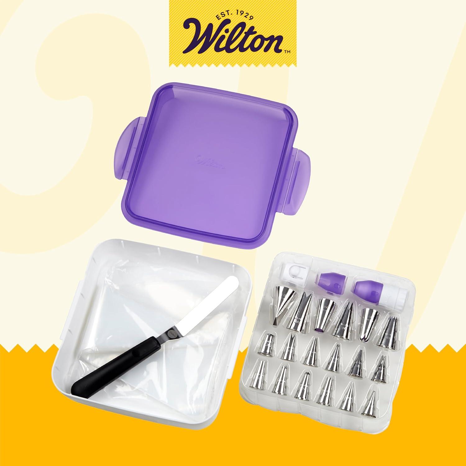 Wilton 46 Piece Non-Stick Deluxe Decorating Kit Set