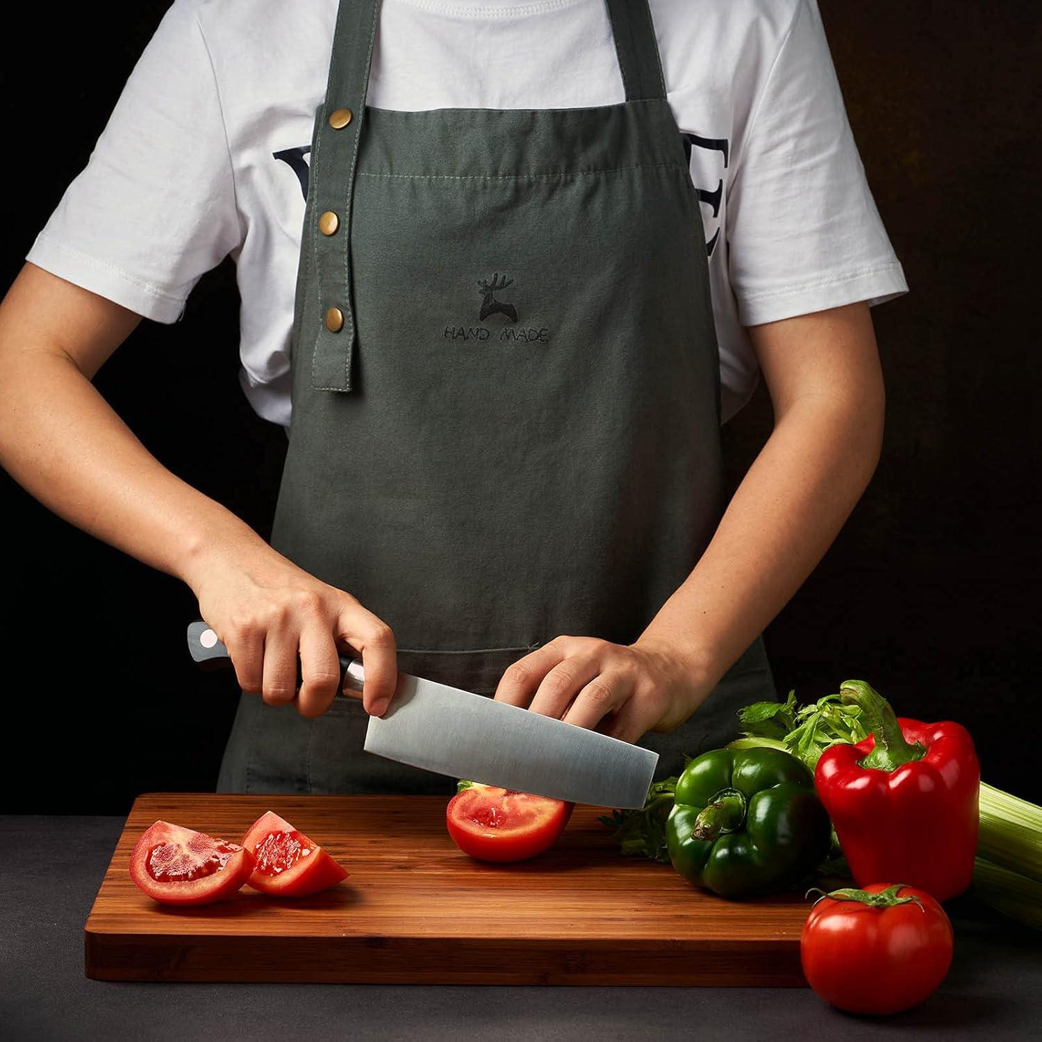 Large Bamboo Rectangular Cutting Board with Juice Grooves