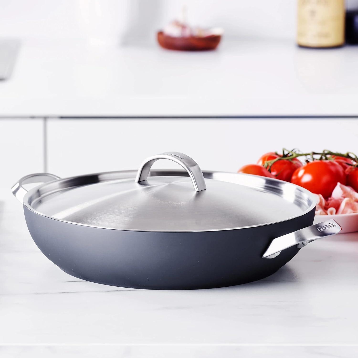 GreenPan GreenPan Paris Pro Healthy Ceramic Nonstick, 11" Everyday Pan