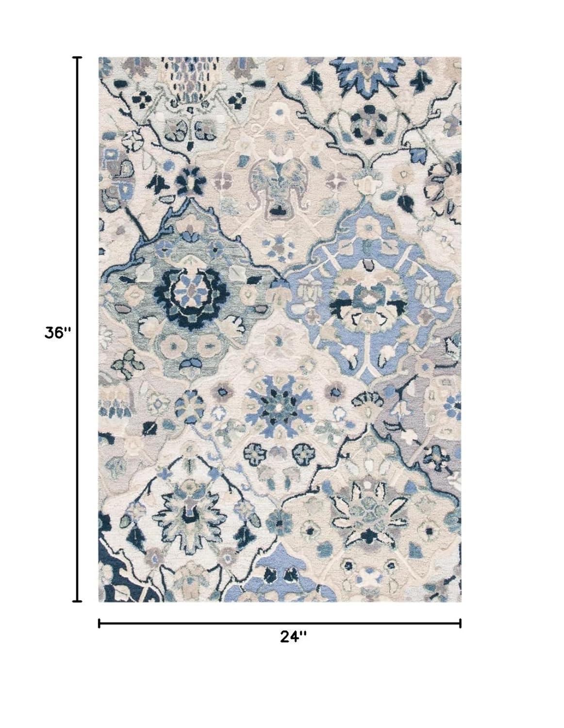 Glamour GLM622 Hand Tufted Runner Rug - Ivory/Red - 2'3"x6' - Safavieh.