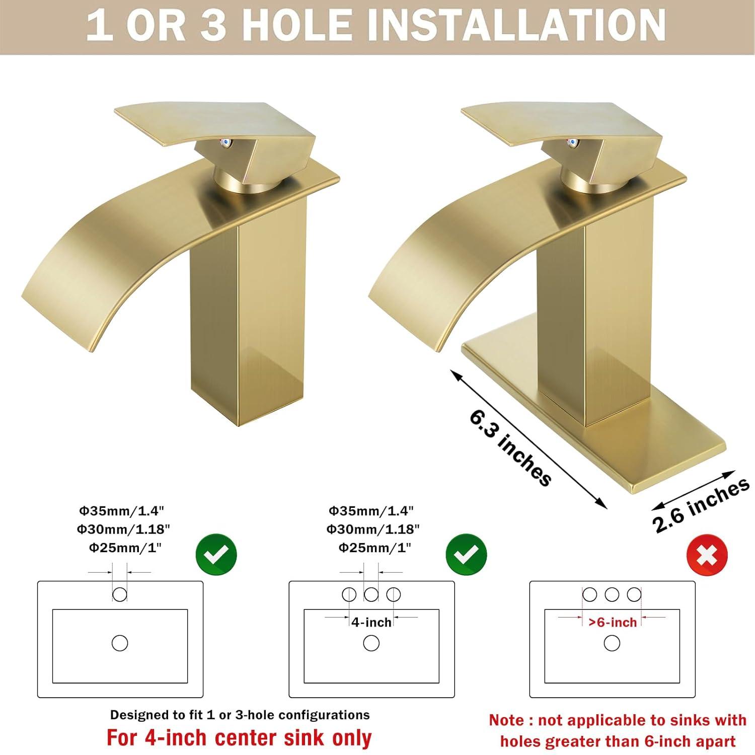 Single-Hole Single-handle Bathroom Faucet