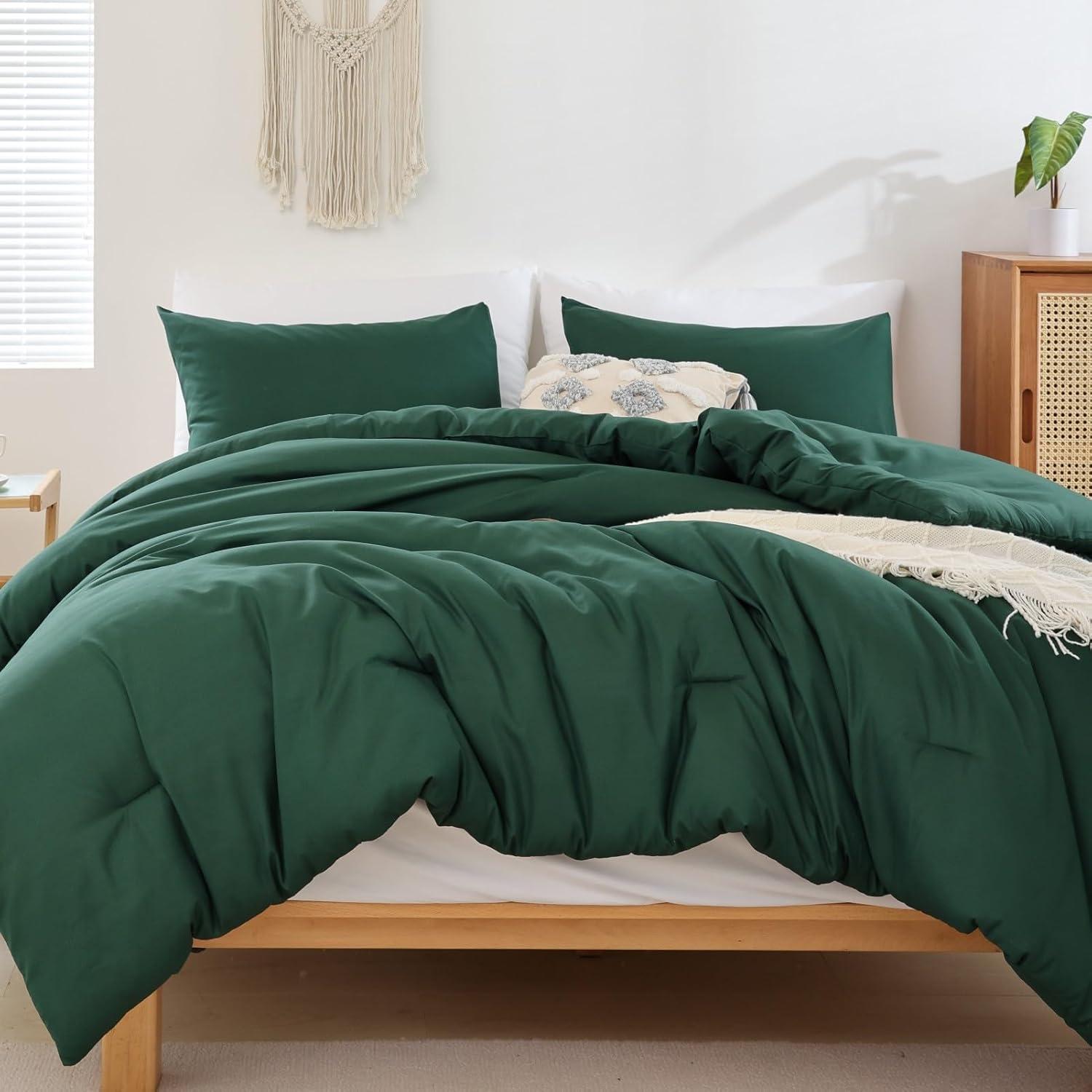 Emerald Green California King Boho Comforter Set