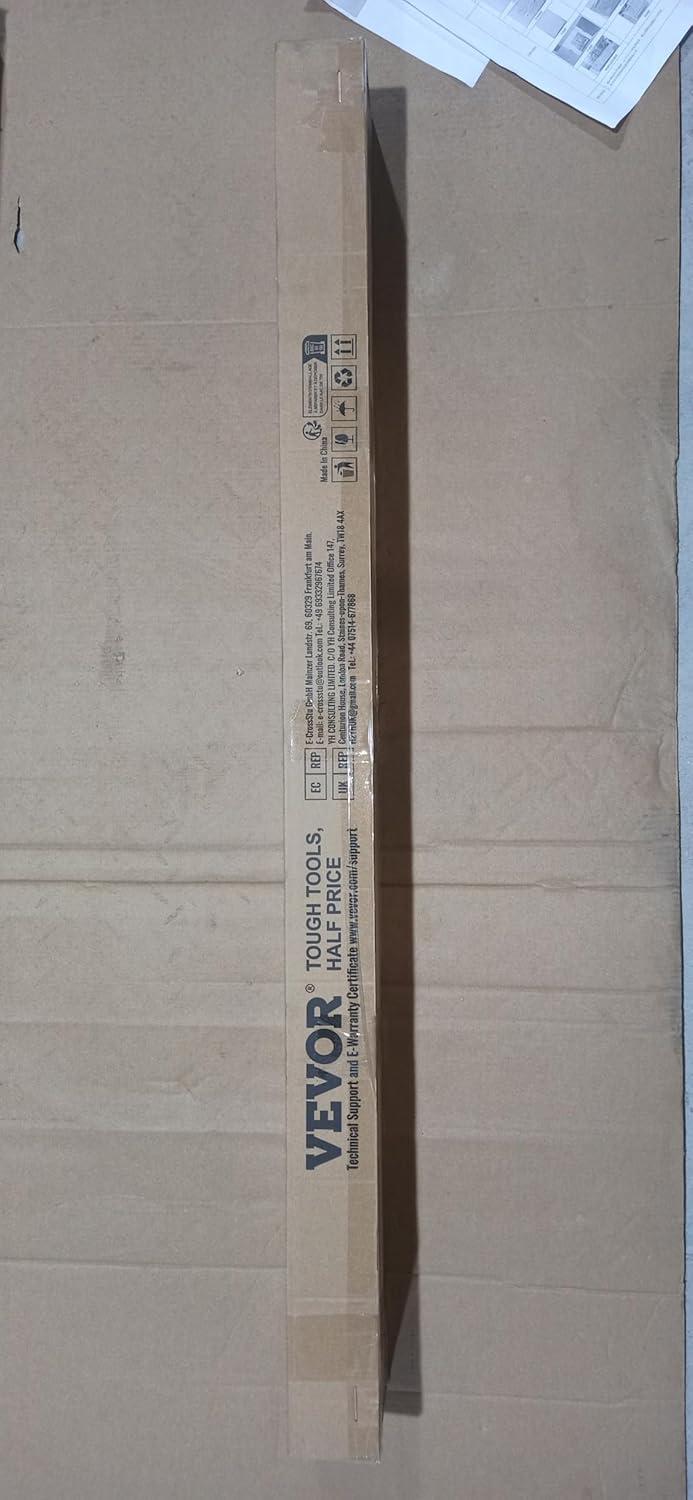VEVOR Black Steel Single Door Barn Door Hardware Kit Standard Single