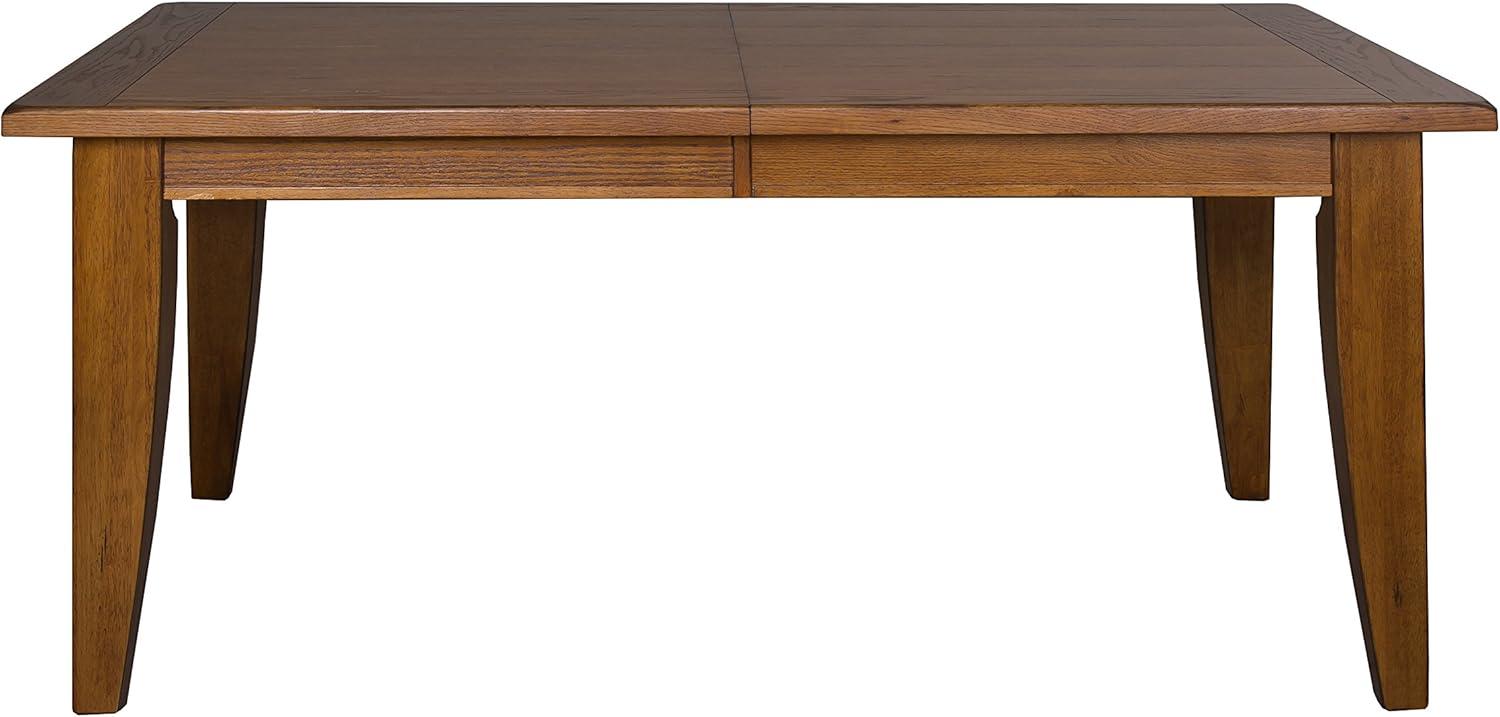 Liberty Furniture Industries Treasures Rectangular Leg Table, 44" x 108" x 30", Rustic Oak