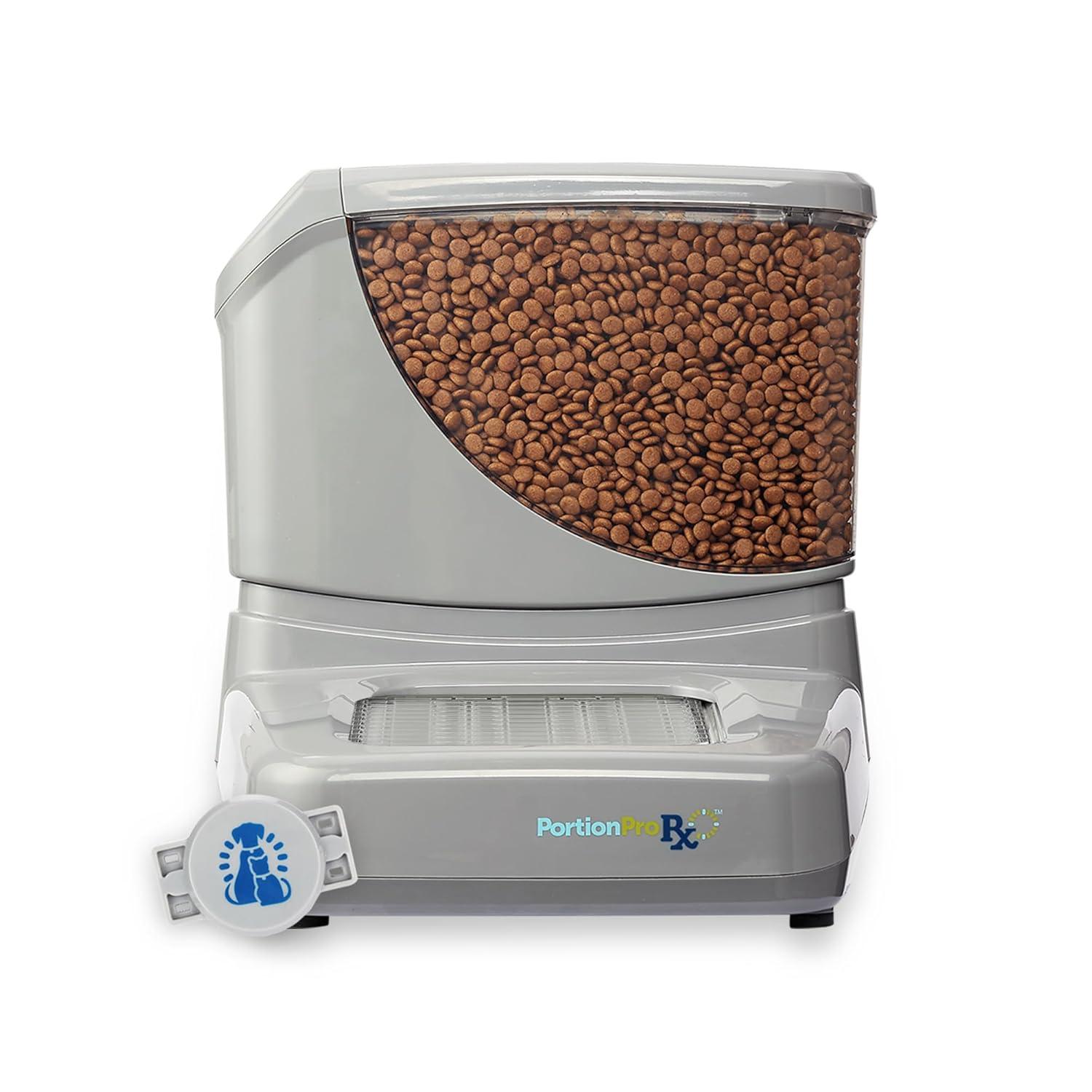 PortionPro Rx Automatic Pet Feeder with Active RFID Technology - Prevents Food Stealing, Perfect for Prescription Diets, Schedules Meals for Multiple Pets (Cats & Dogs)
