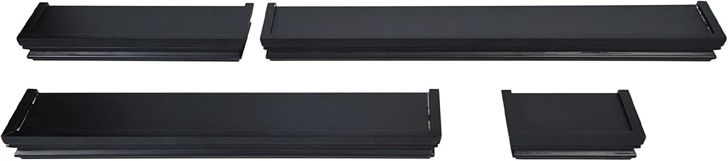 Melannco Melannco 5 Pieces Floating Molding Shelves for Bedroom, Living Room, Bathroom, Kitchen, Nursery (Set of 5)