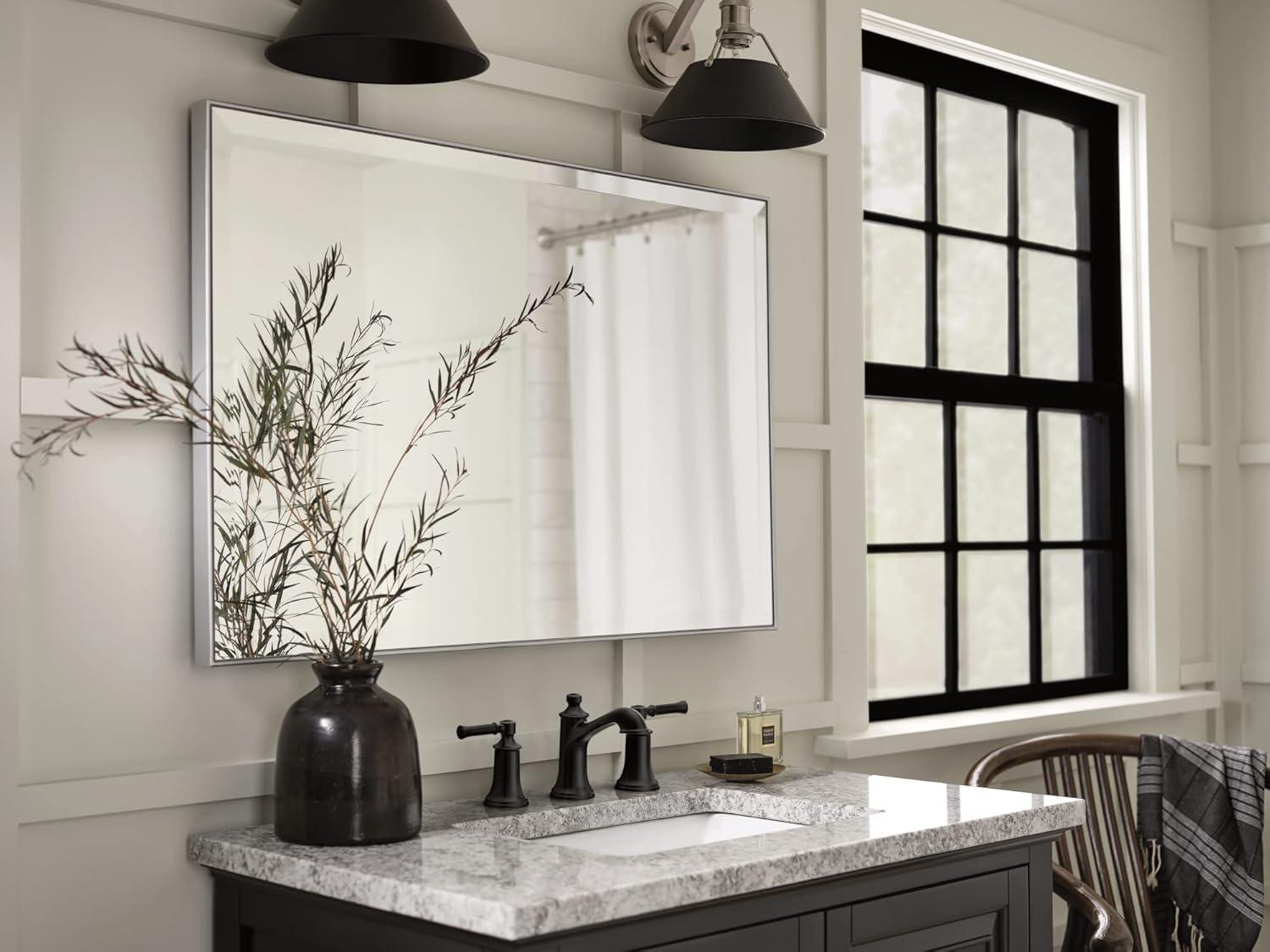 Moen Moen Dartmoor Two-Handle Widespread Bathroom Faucet Trim Kit, Valve Required T6805BL