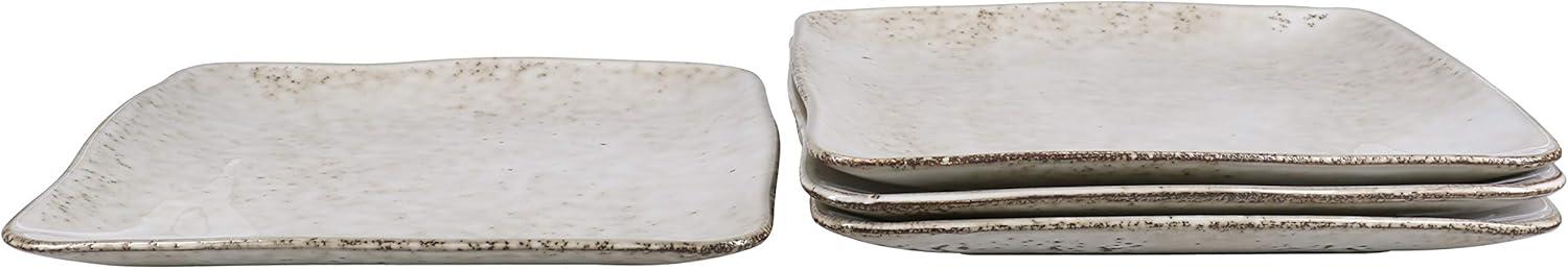 BIA Cordon Bleu 12pc Rustico Stoneware Dinnerware Set, Contains 12 Pieces, Cream (100568S1SIOC)