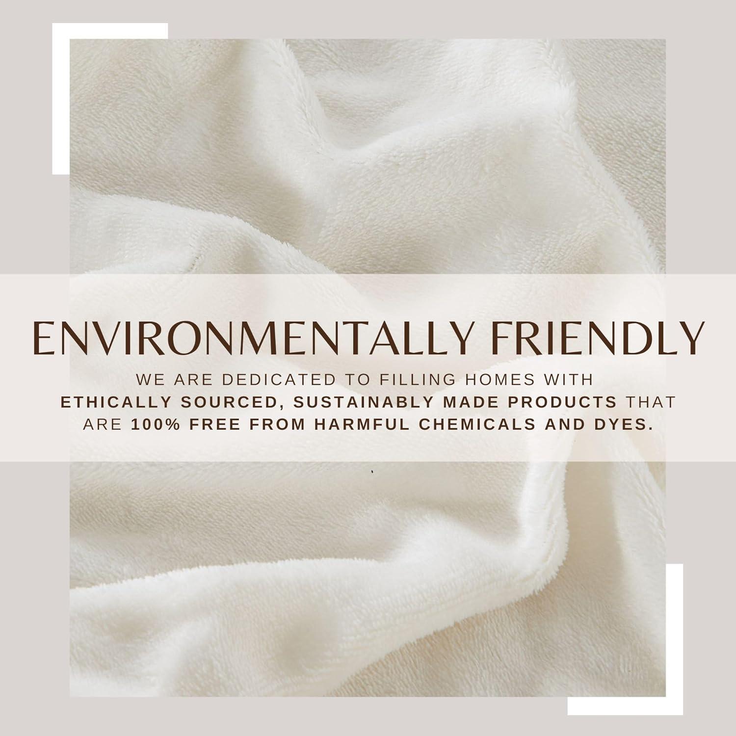 Great Bay Home Fitted Sheet - Ultra Soft Velvet Plush - Twin, Off White