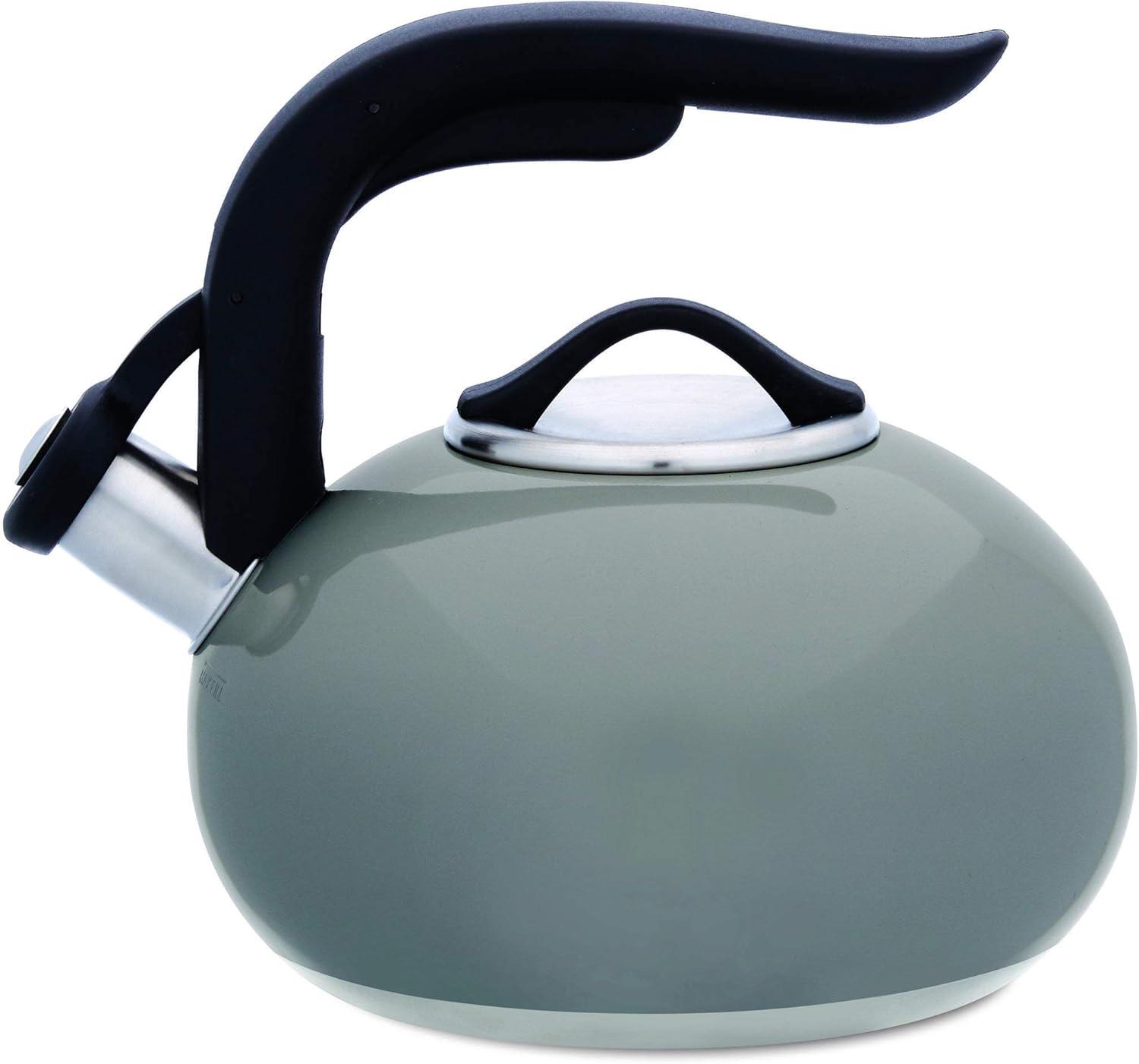 Copco 1.8-quart Arc Stainless Steel Tea Kettle, Light Grey