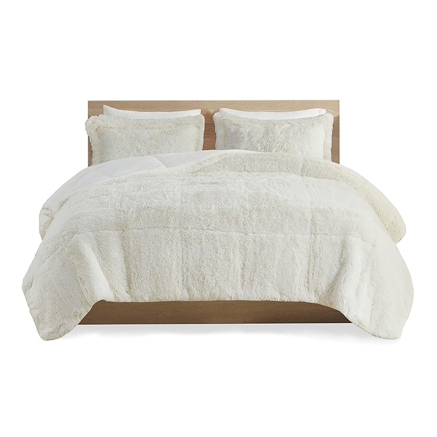 Intelligent Design Malea Shaggy Faux Fur Comforter Mini Set