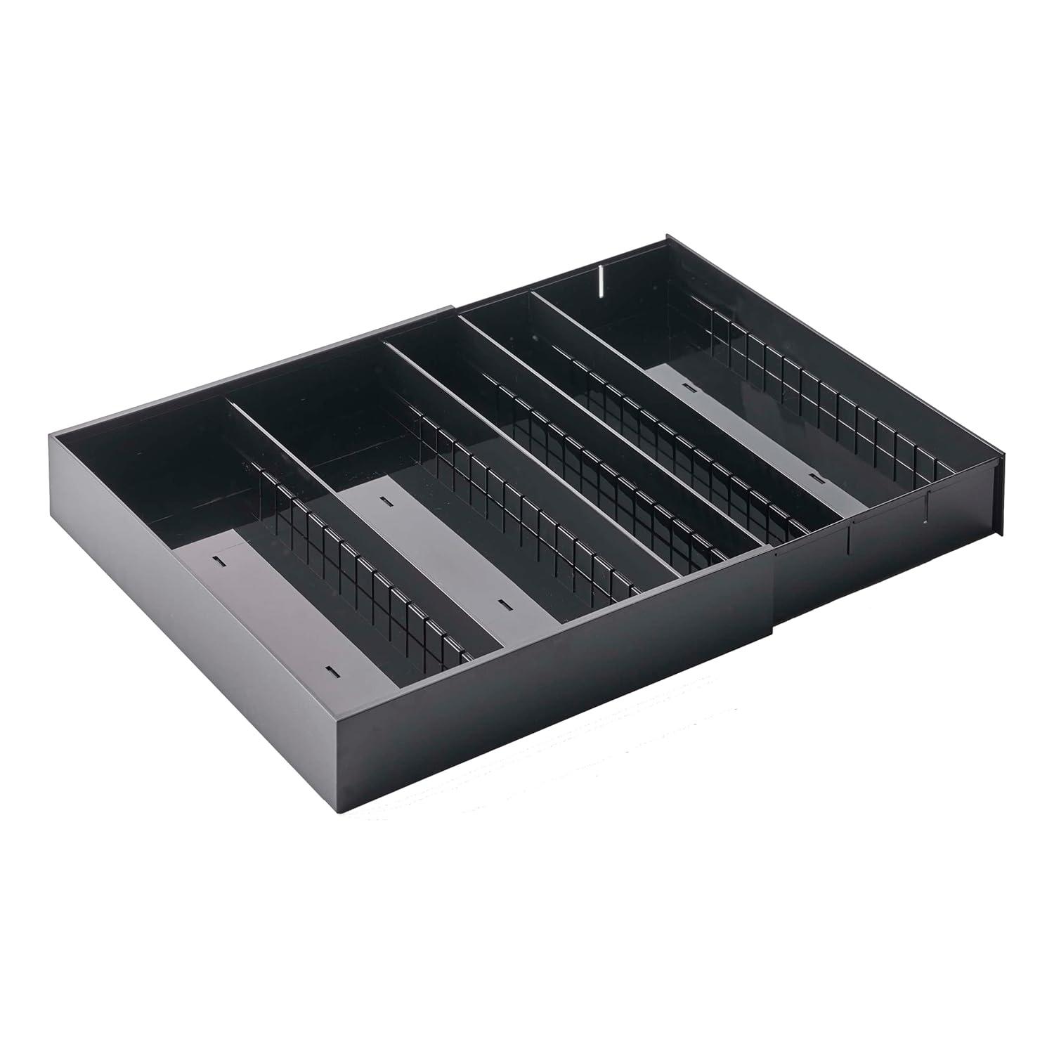 Yamazaki Home Yamazaki Home Expandable Cutlery Kitchen Utensils Storage Multi-Compartment Silverware Organizer