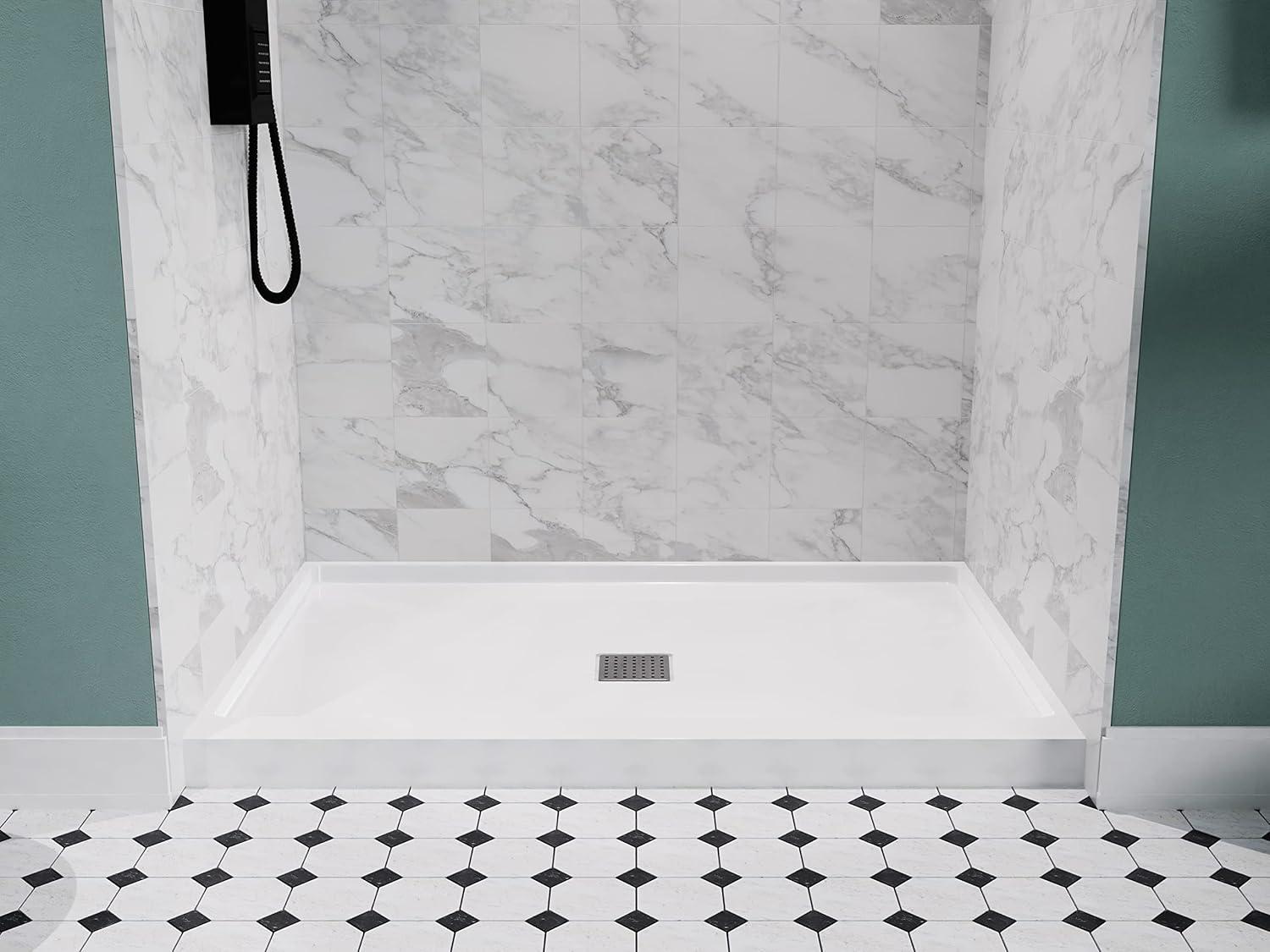 48'' W 32'' D Rectangular Triple Shower Base