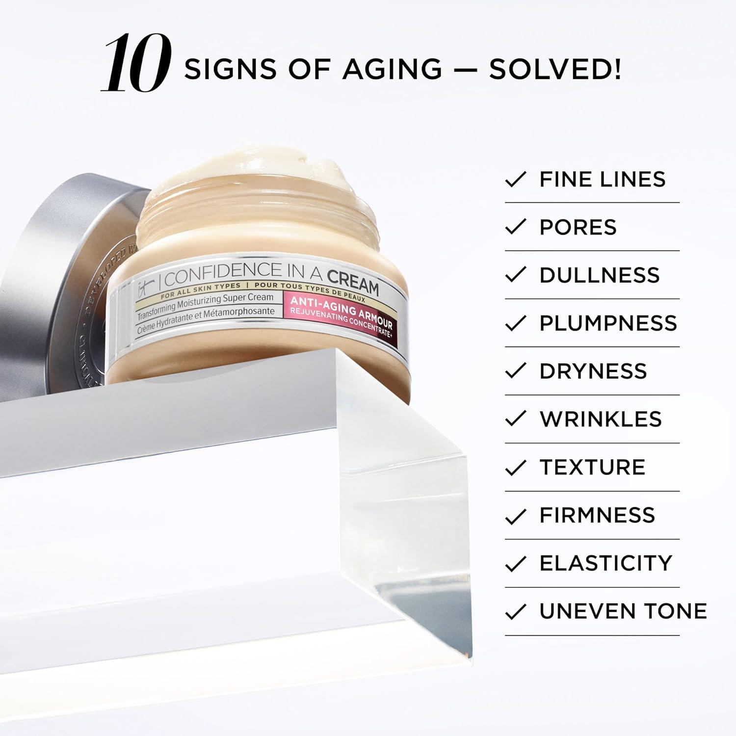 IT Cosmetics Confidence In A Cream Anti-Aging Face Moisturizer - 2oz - Ulta Beauty