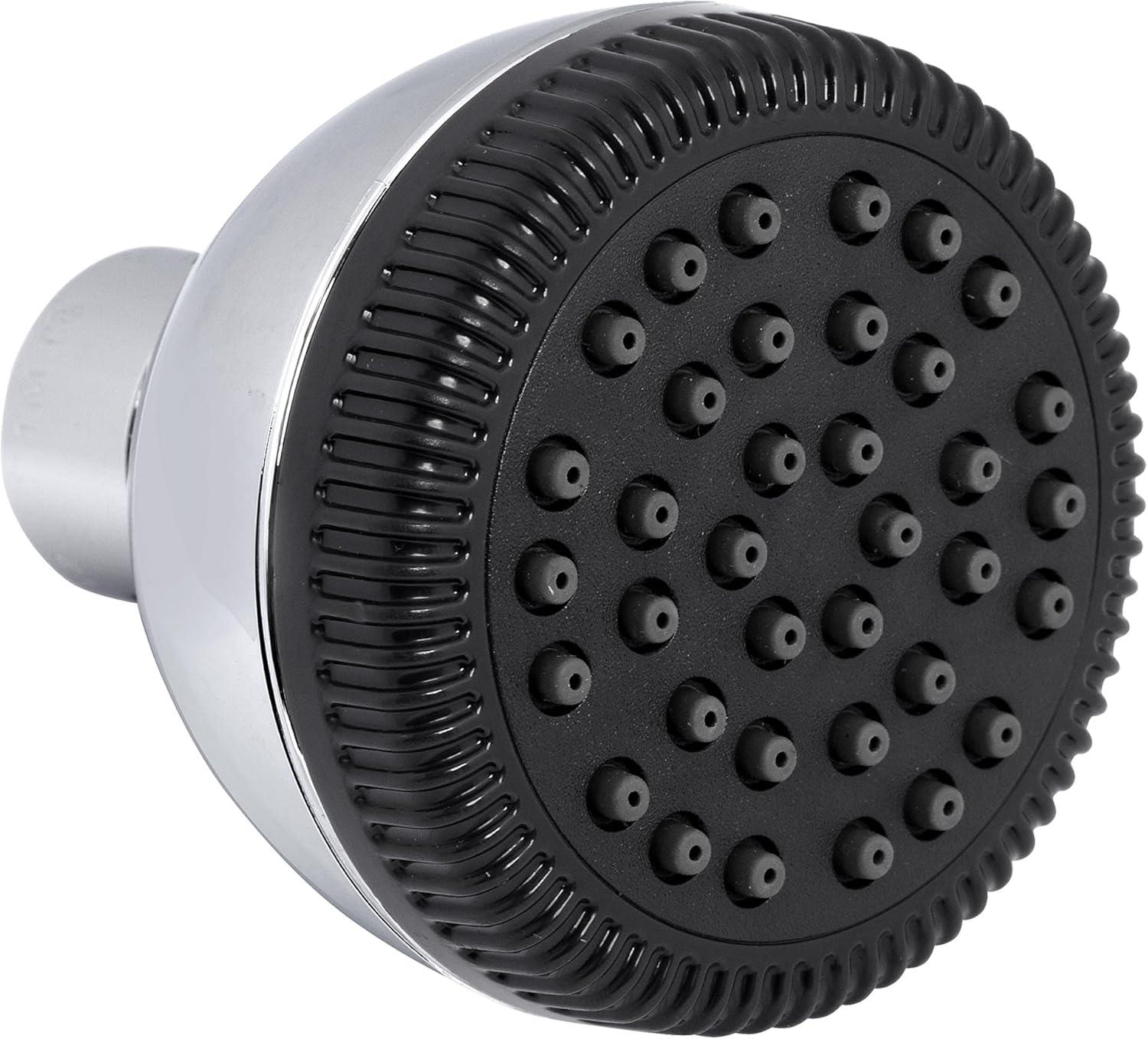 Pulse Rain Chrome Wall Mounted Showerhead