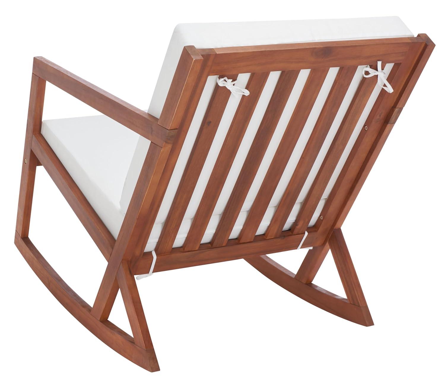 Vernon Rocking Chair Indoor/Outdoor - PAT7013 - Natural/Beige - Safavieh