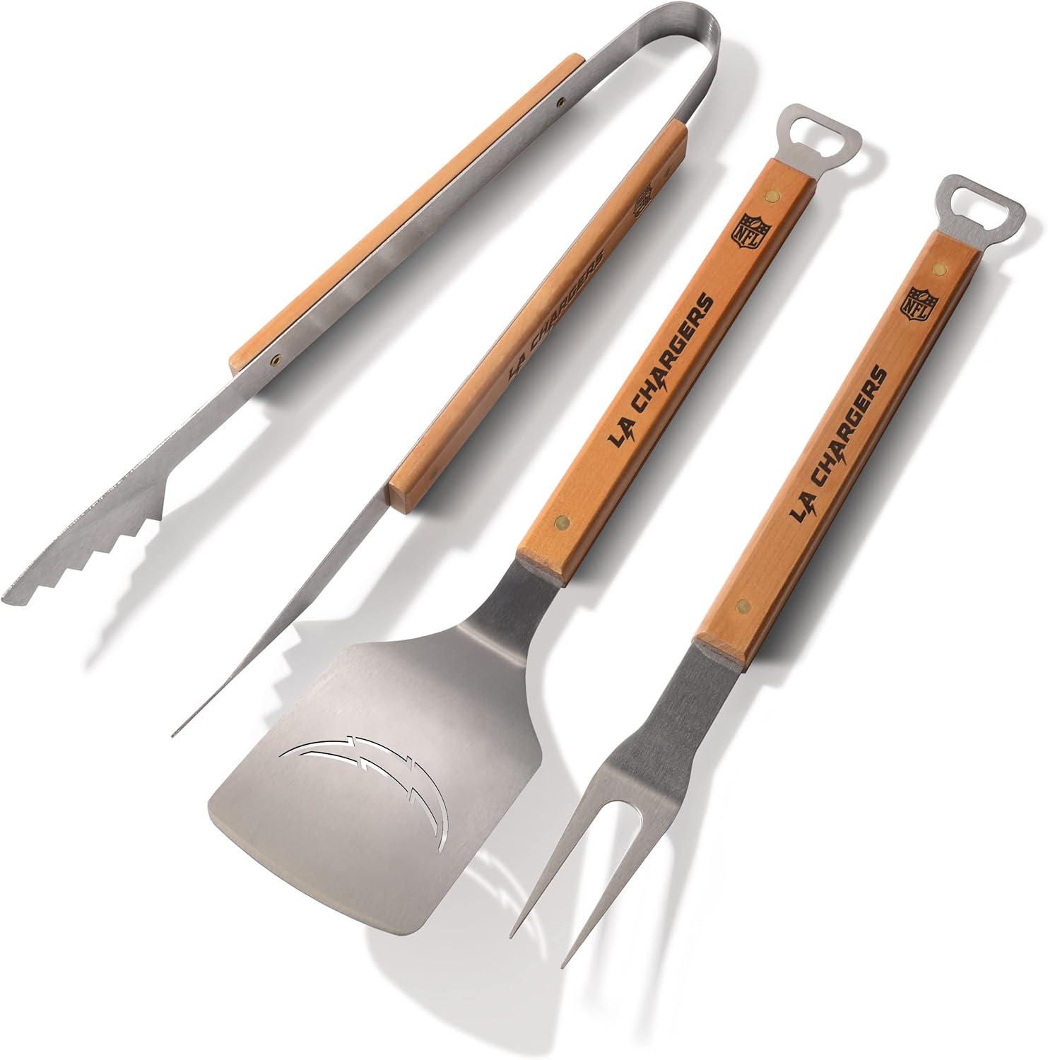 YouTheFan Stainless Steel Grilling Tool Set