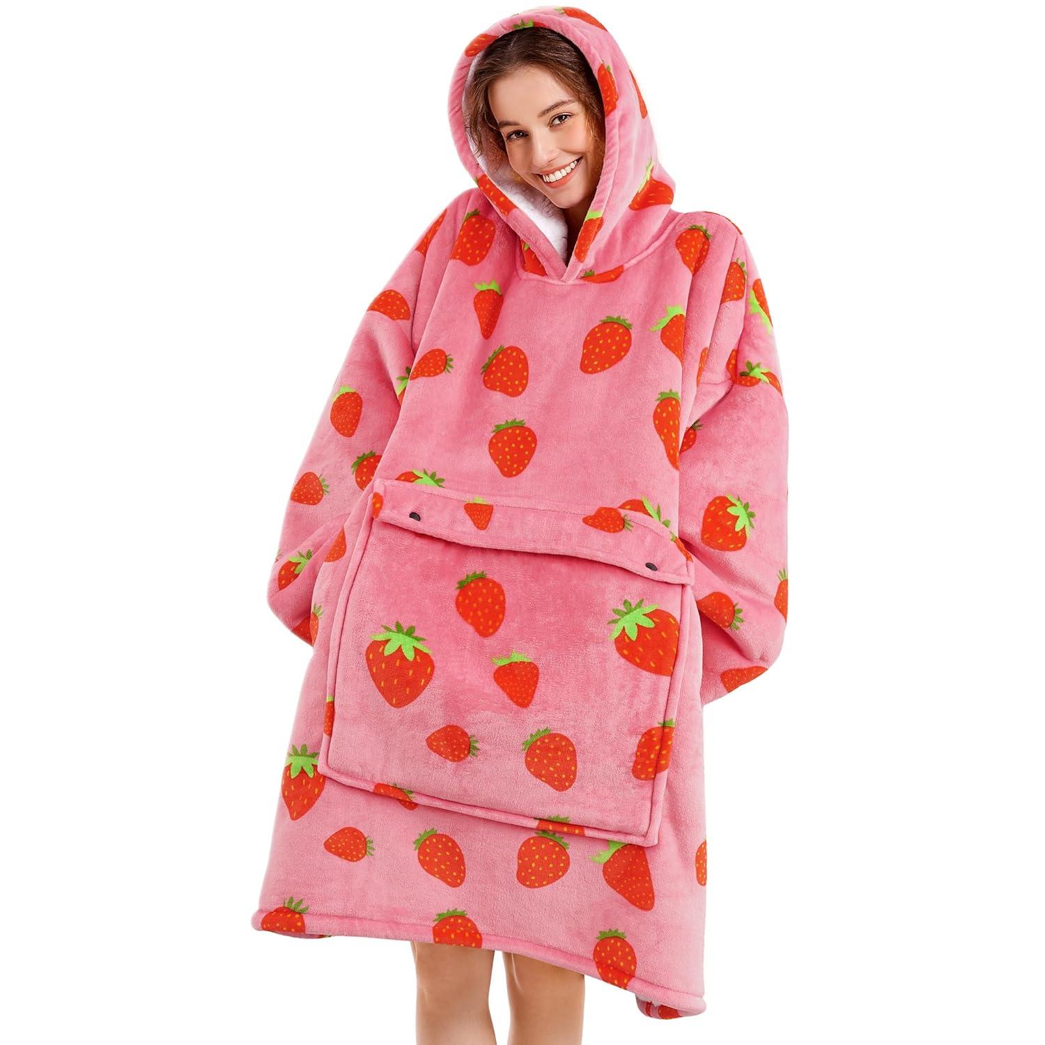 Narecte Kids Hoodie Blanket Year Old Girl Birthday Gifts for Kids Toddler Wearable Blanket Hoodie Oversized Hoodie Ideas