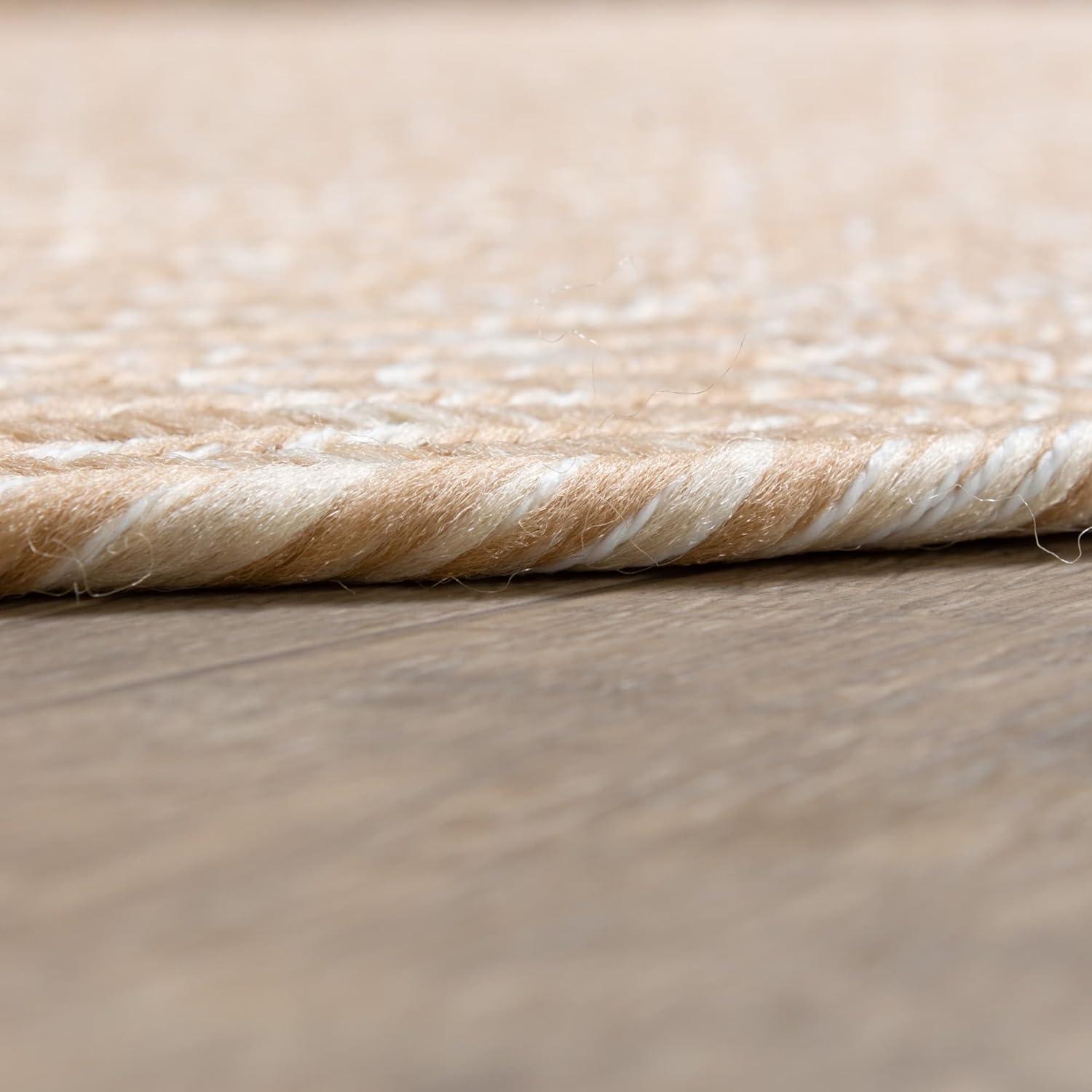 Handmade Braided Polypropylene Indoor/Outdoor Farmhouse Area Rug