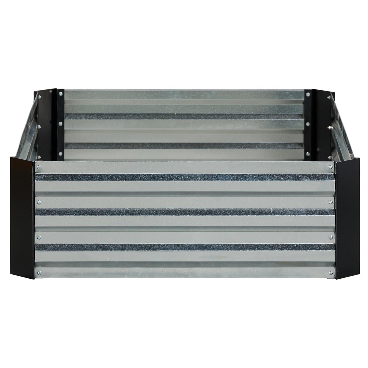 Grapevine Metal Raised Garden Bed