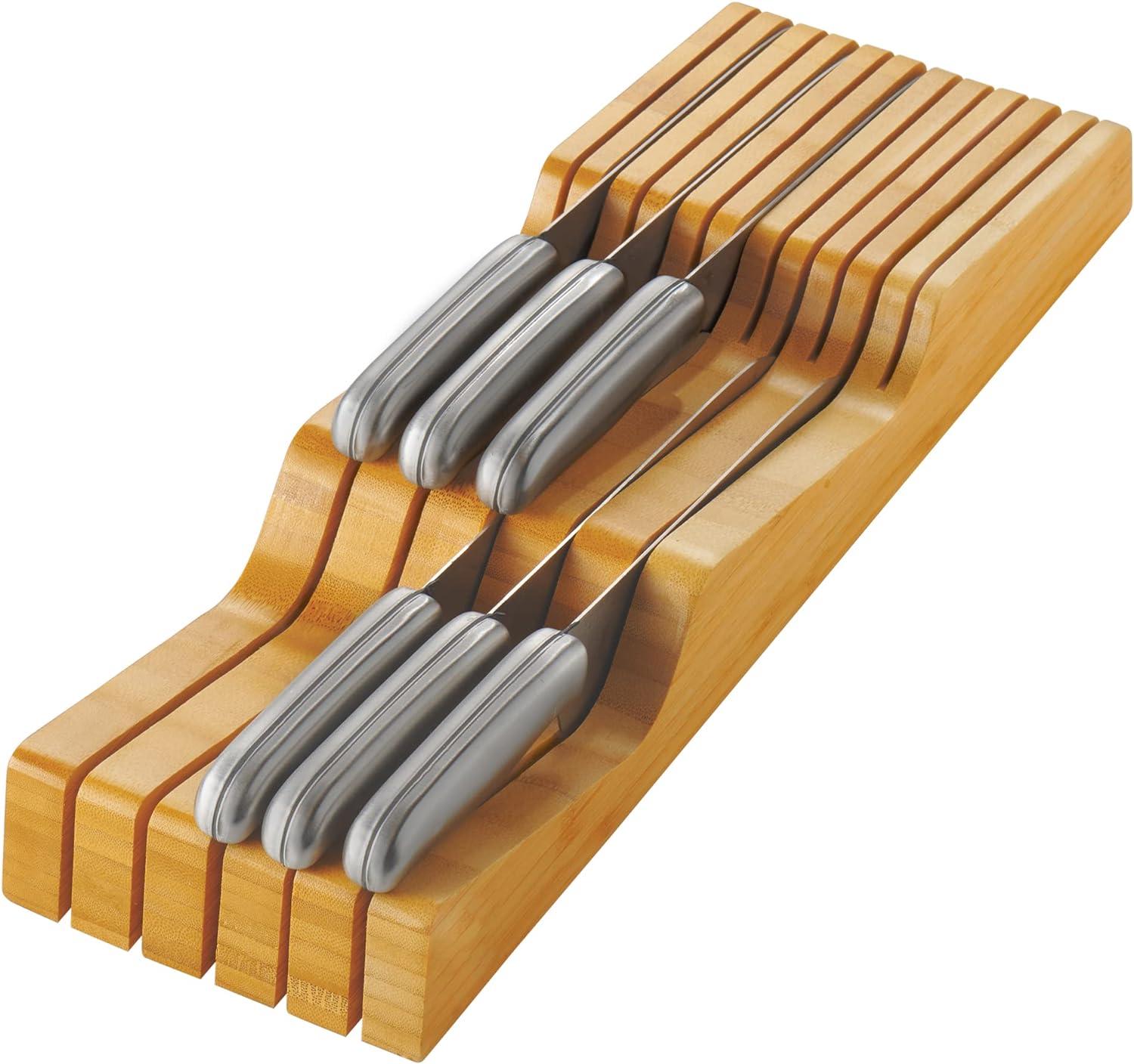 Bambusi Bambüsi 12 Slot Drawer Knife Block
