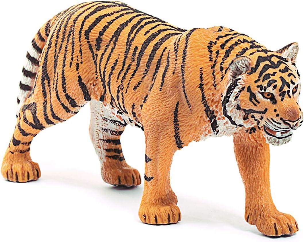 14729 Tiger Figurine, Orange & Black