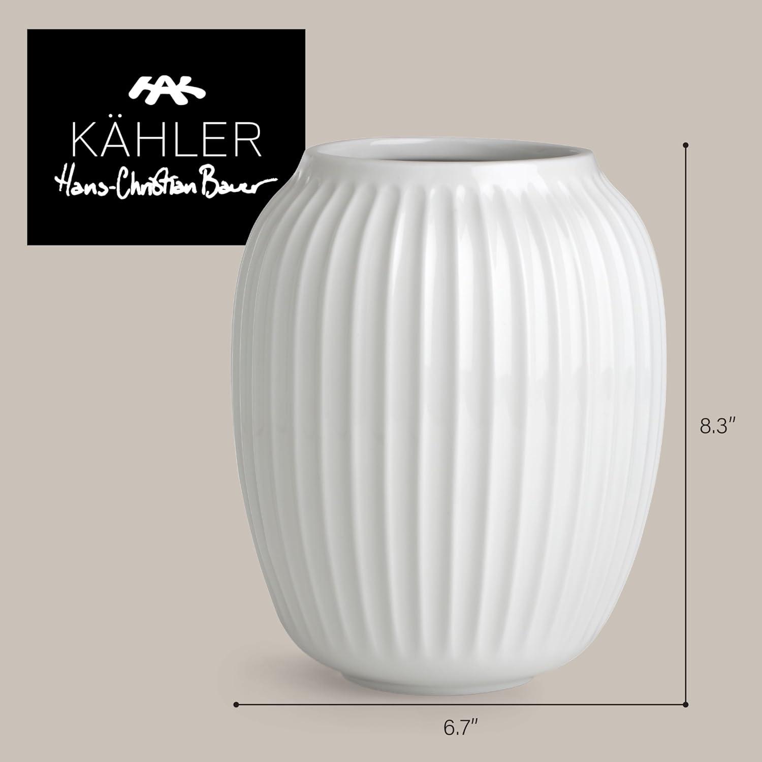 Kähler Hammershøi Porcelain Table Vase