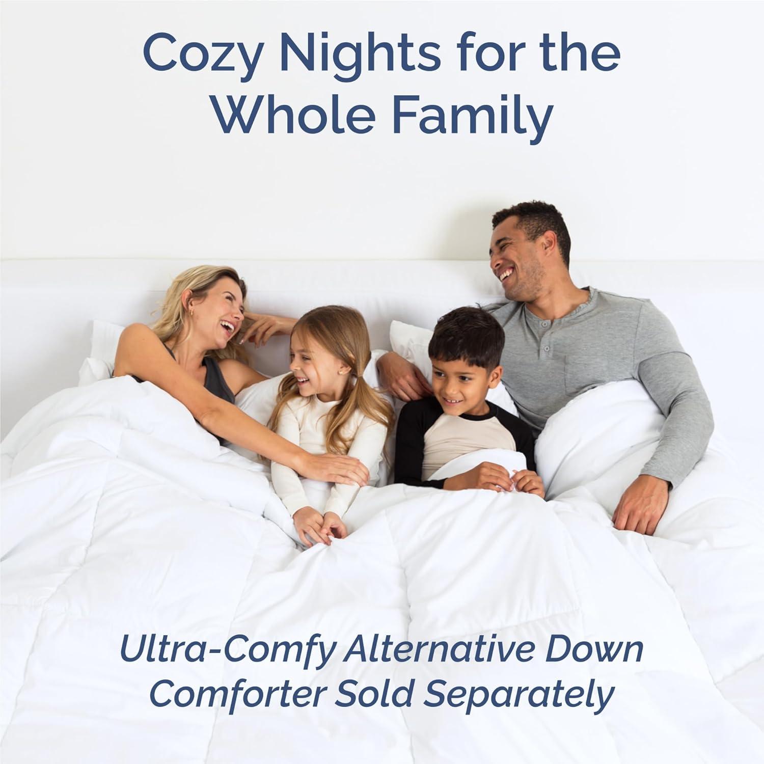 CGK Linens 6 Piece Soft & Cooling Solid Sheet Set - Wrinkle Free Luxury Bed Sheets
