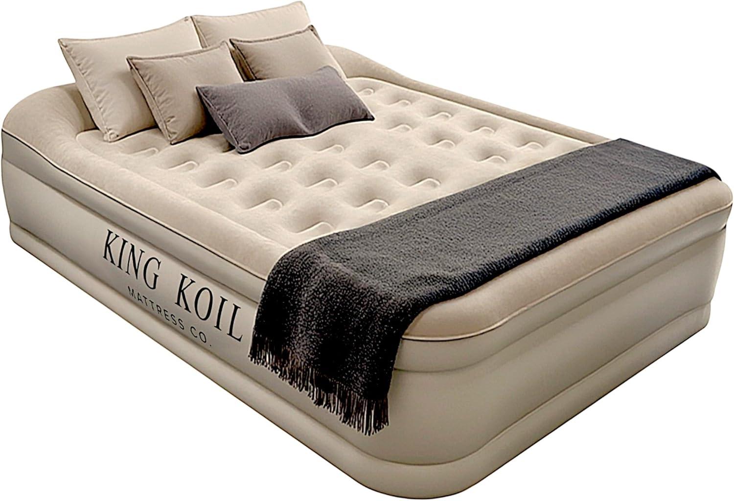 Luxury Raised Queen Air Mattress with Built-in Pump