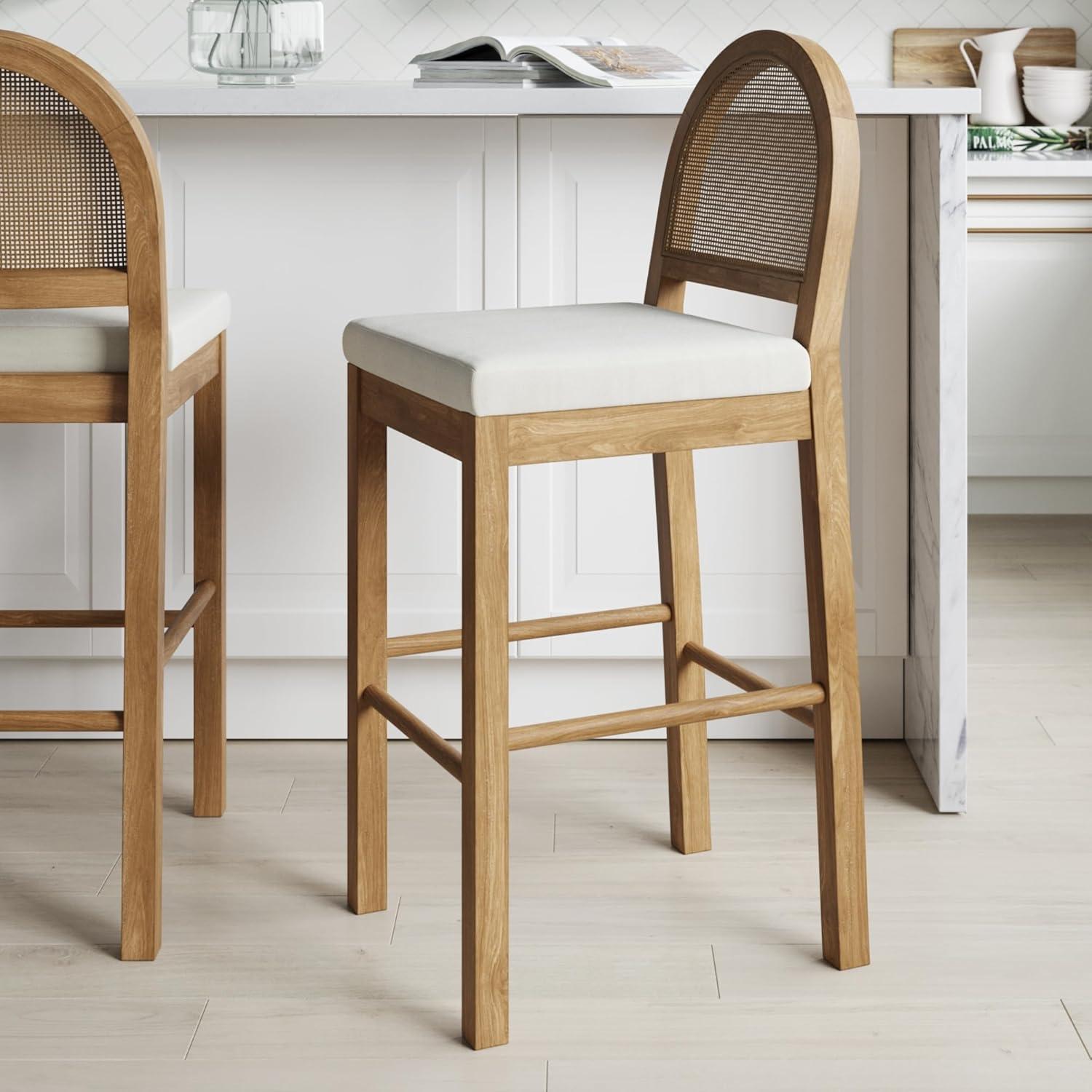 Nathan James Boucle Counter Stool
