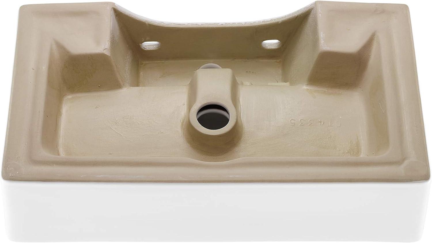 Claire 22" Rectangle Wall-Mount Bathroom Sink