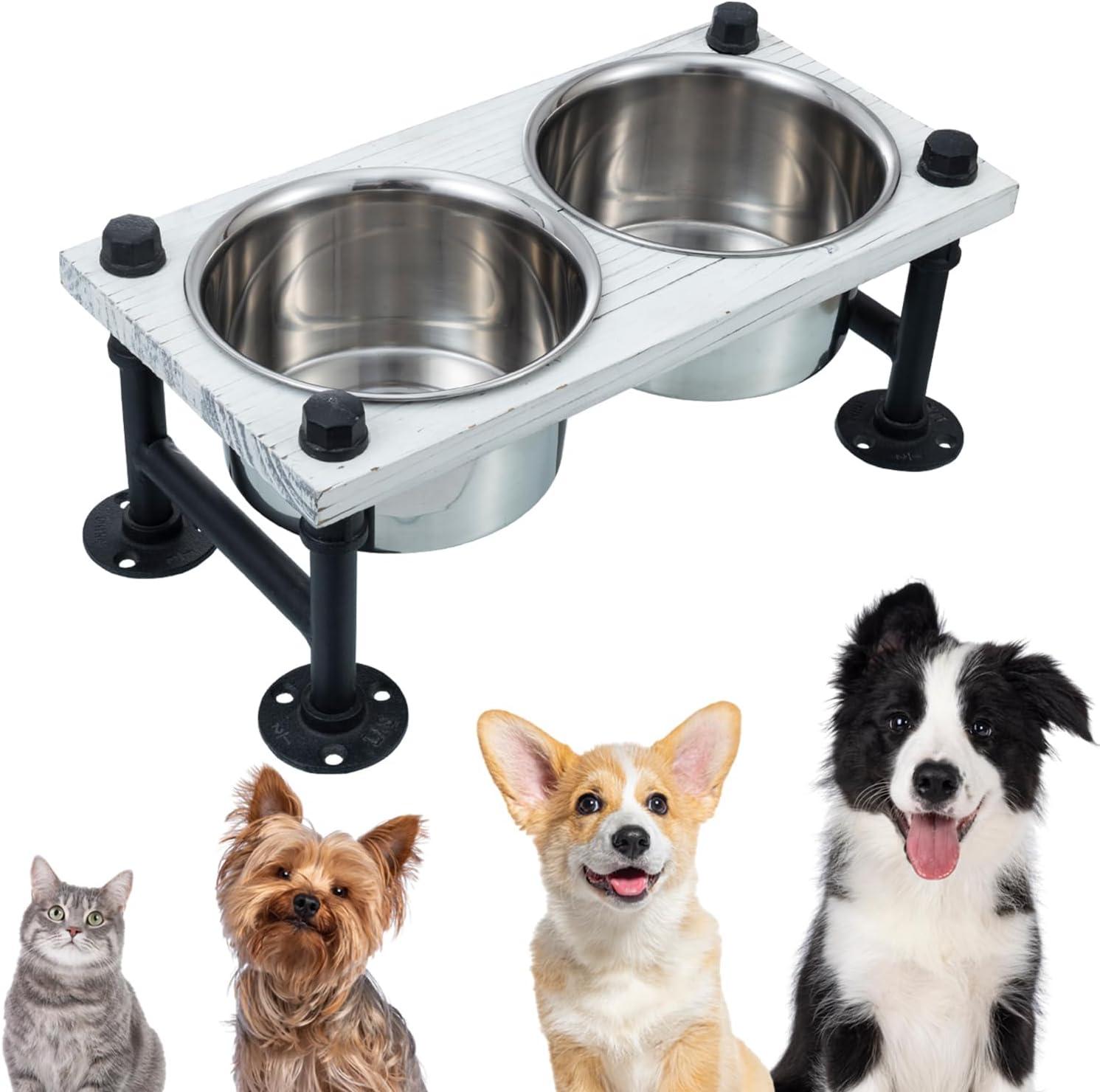 Elevated Pet Dog Bowls Feeder