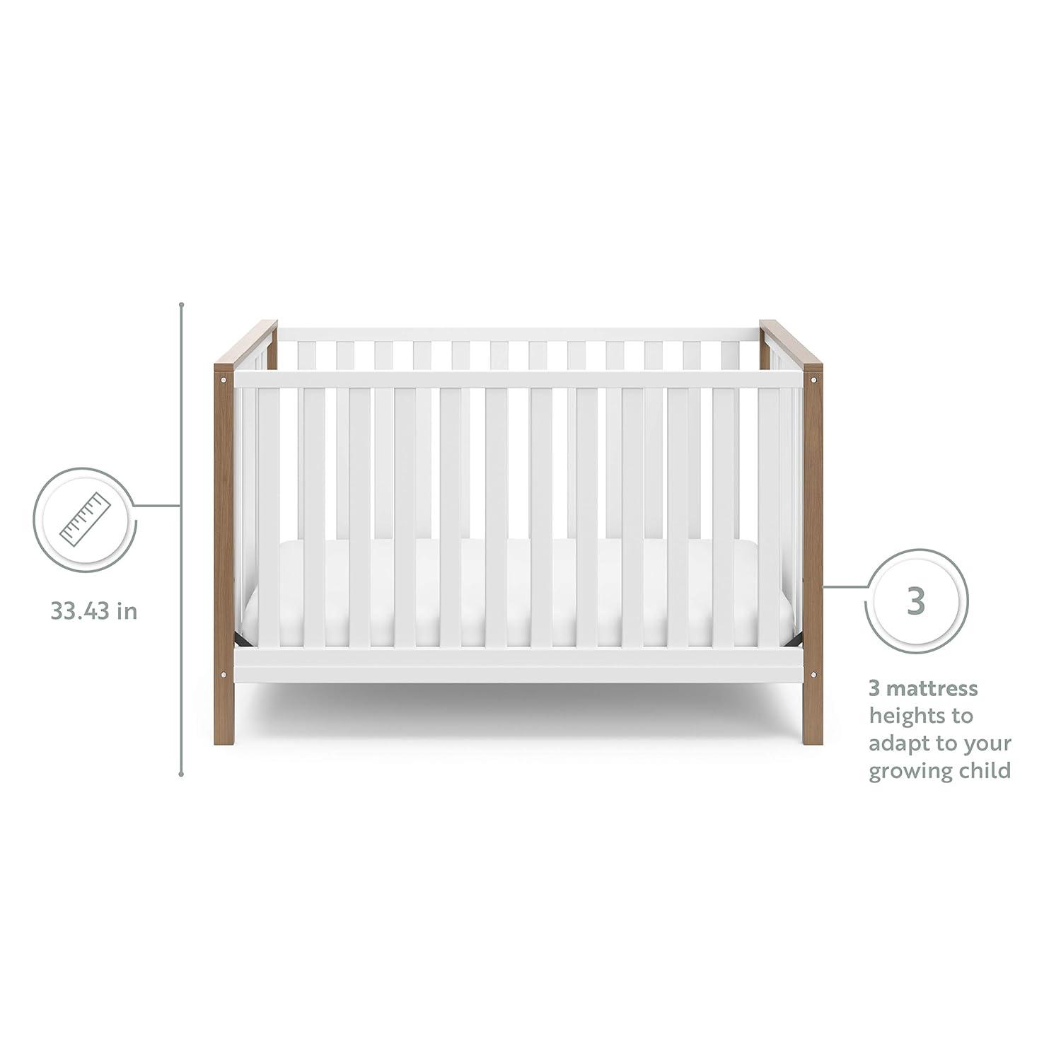 Modern Pacific 4-in-1 Convertible Crib