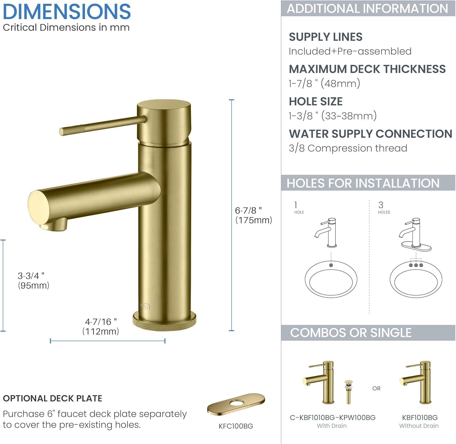 Circular X Single-Hole Single-handle Bathroom Faucet