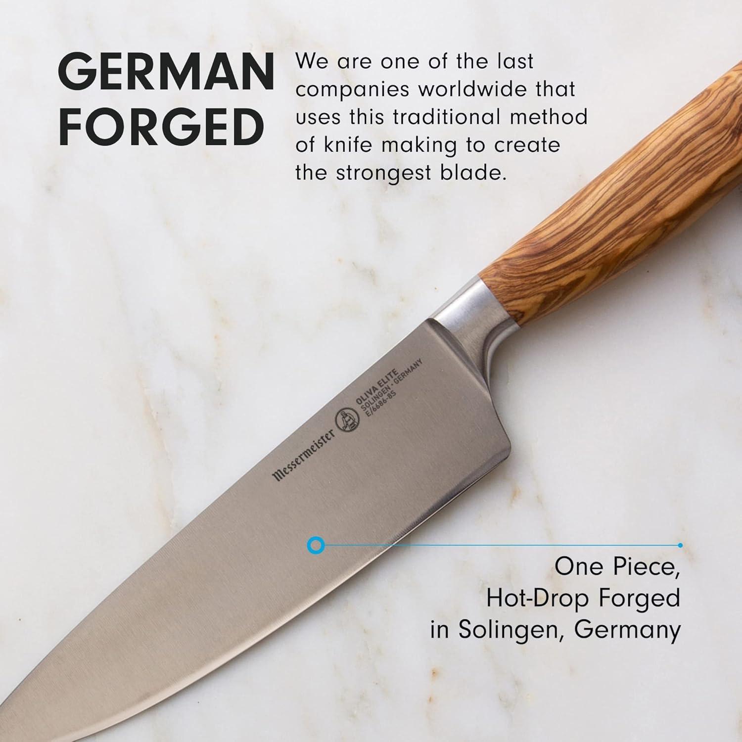 Messermeister Oliva Elite 8-inch Stealth Chef's Knife