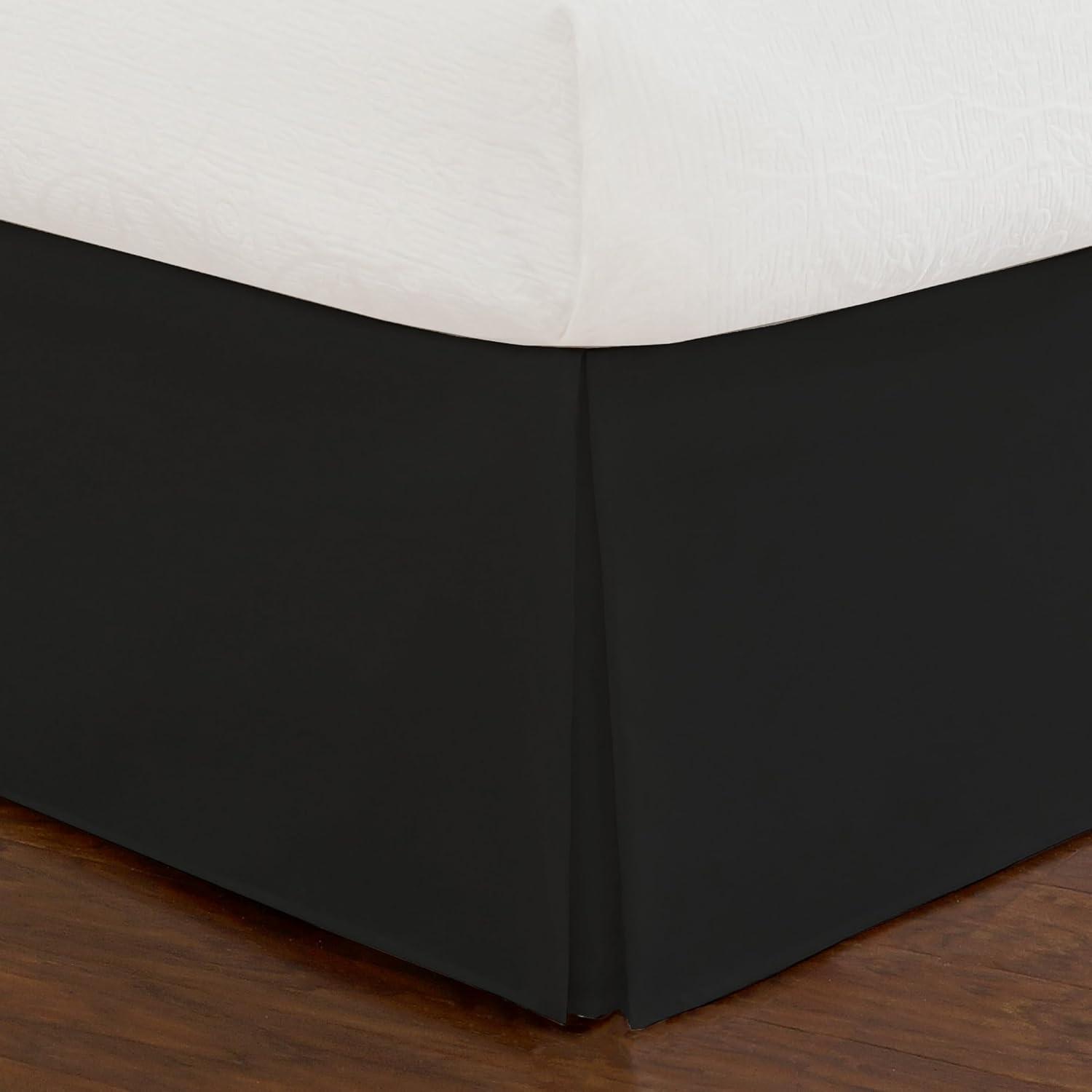 Fresh Ideas Fresh Ideas Tailored Poplin Bed Skirt, 14" Drop Length