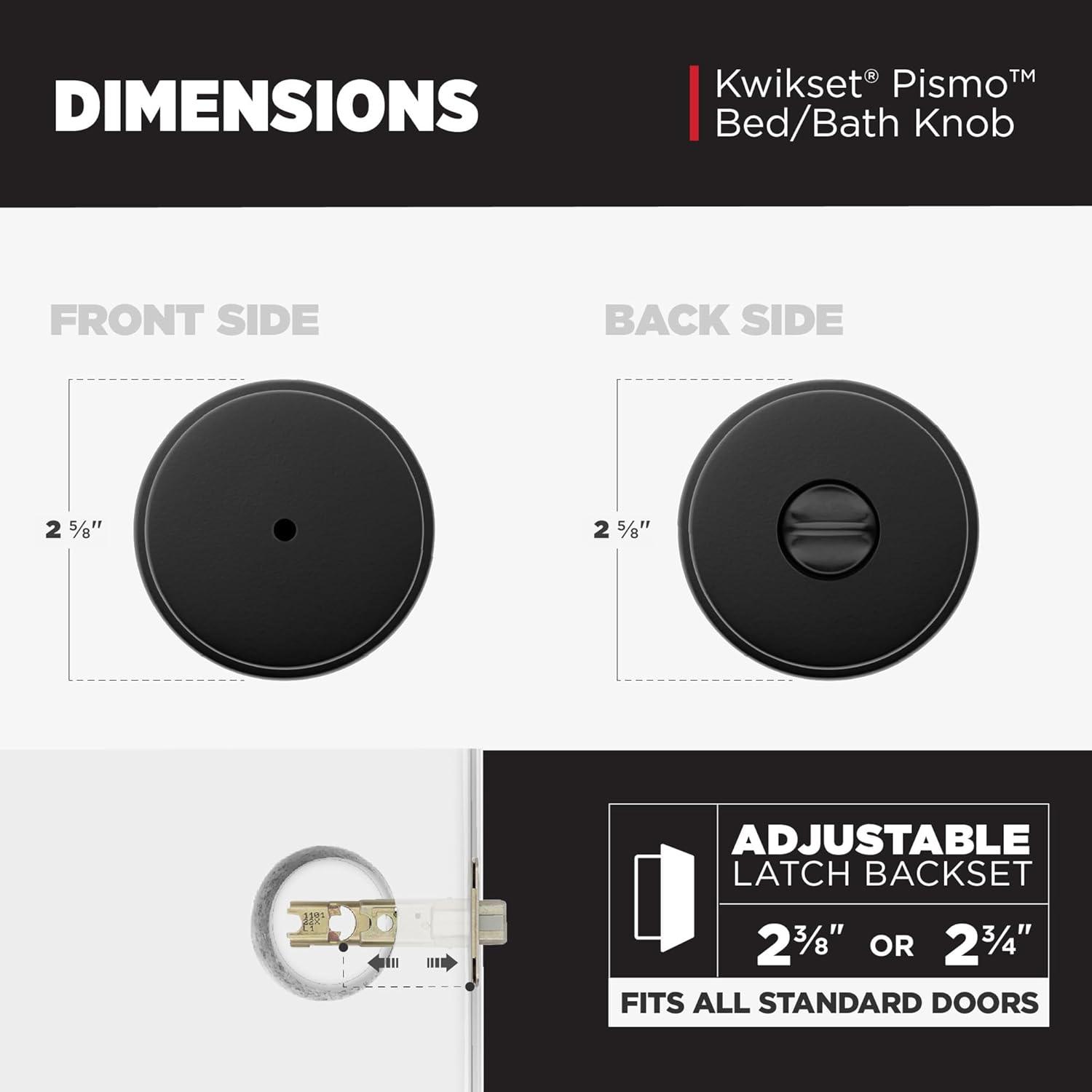 Pismo Privacy (Bed & Bath) Circle Knob