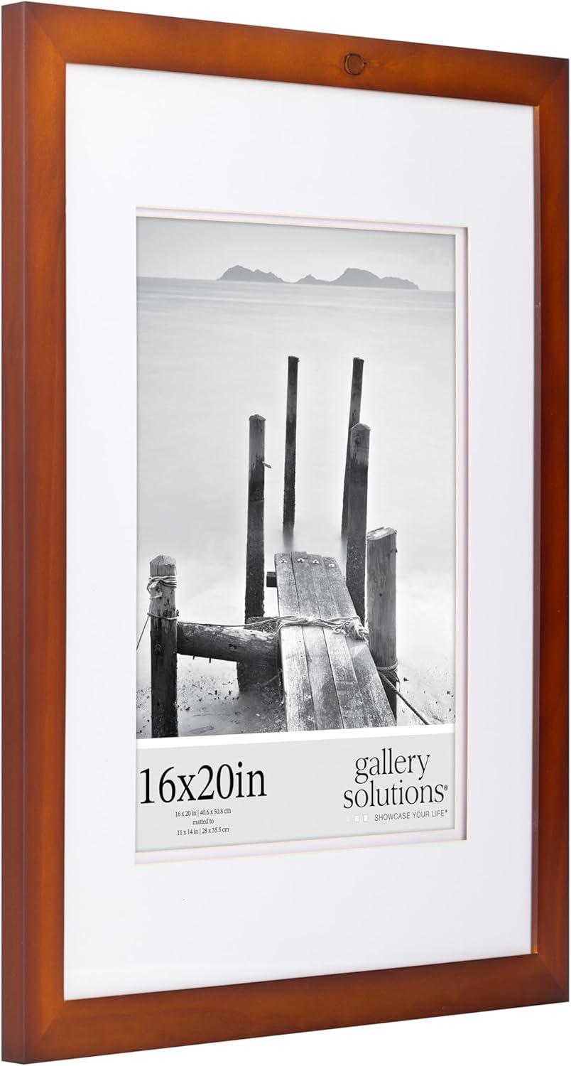 Gallery Solutions Gallery Solutions Wall Mount Double Airfloat Mat Picture Frame