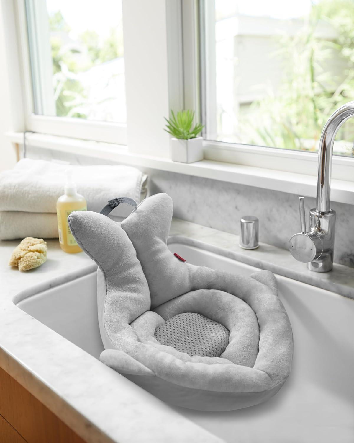 Skip Hop Moby SoftSpot Sink Baby Bather - Gray