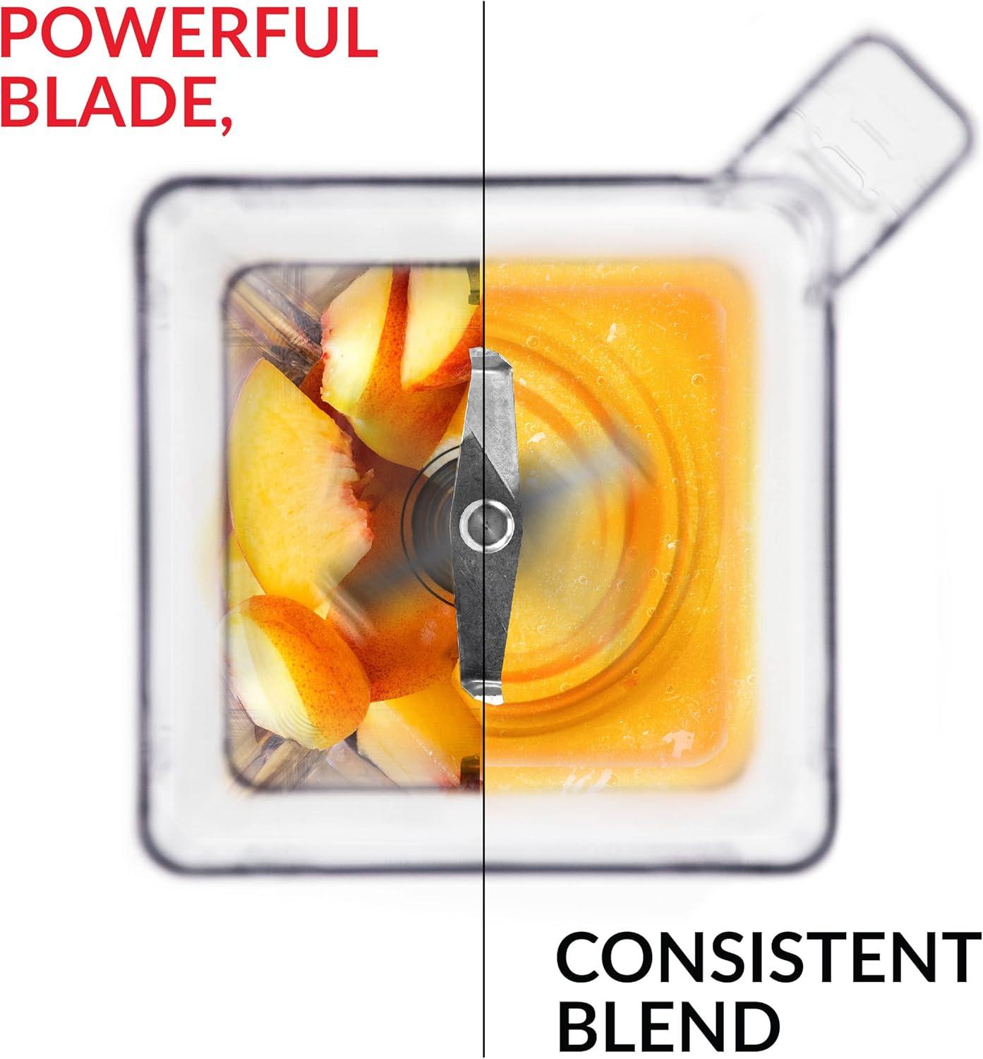 Blendtec 37 oz Twister Jar - Blender Jar Set for Shakes, Smoothies, and Thick Blends - Compatible with Blendtec Blenders - 16 oz Blending Capacity