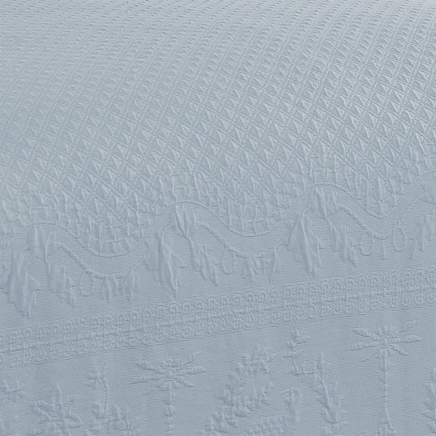 Historic Charleston King Charles Matelasse Traditional Cotton Floral Coverlet
