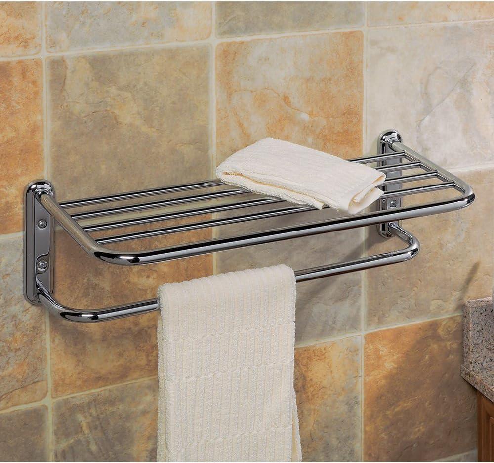 Wall Mount Stainless Steel Towel Rack with 1 Towel Bar | Spa Rack