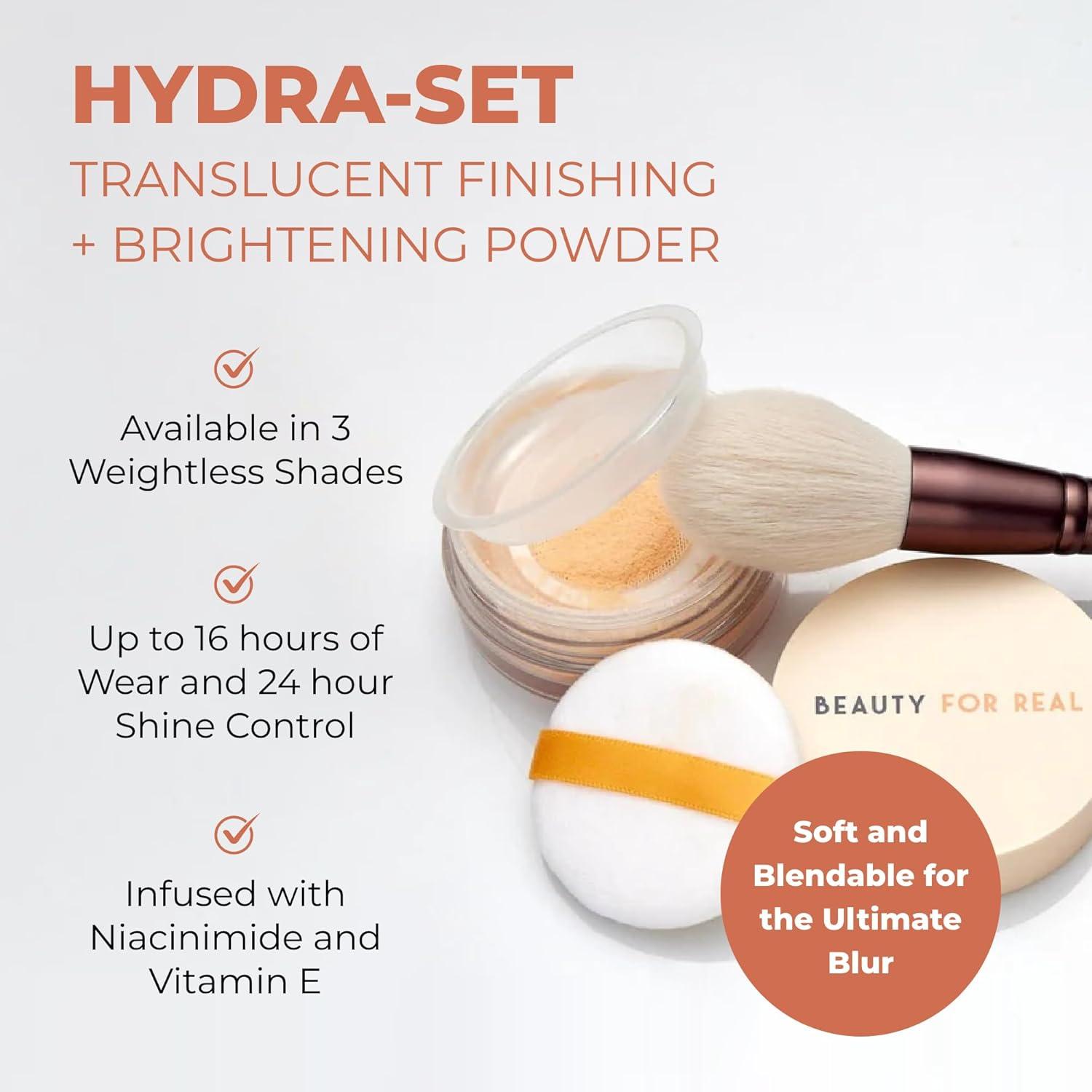 Translucent Matte Loose Finishing Powder with Vitamin E