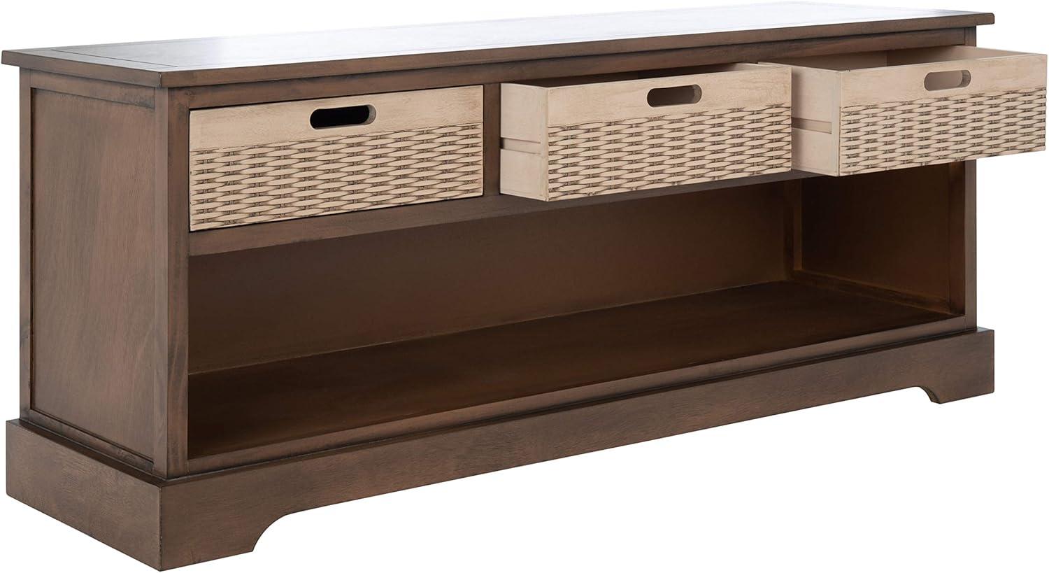 Landers 3 Drawer Storage Bench  - Safavieh