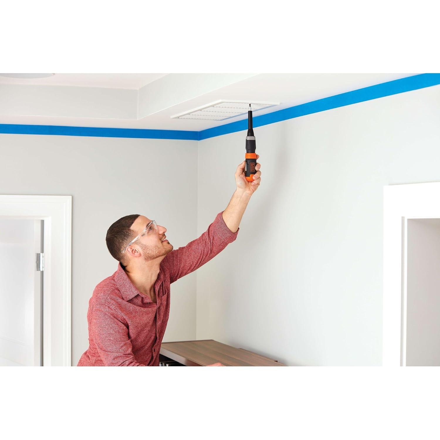 BLACK+DECKER 6V Alkaline Screwdriver, Bcf601Aa